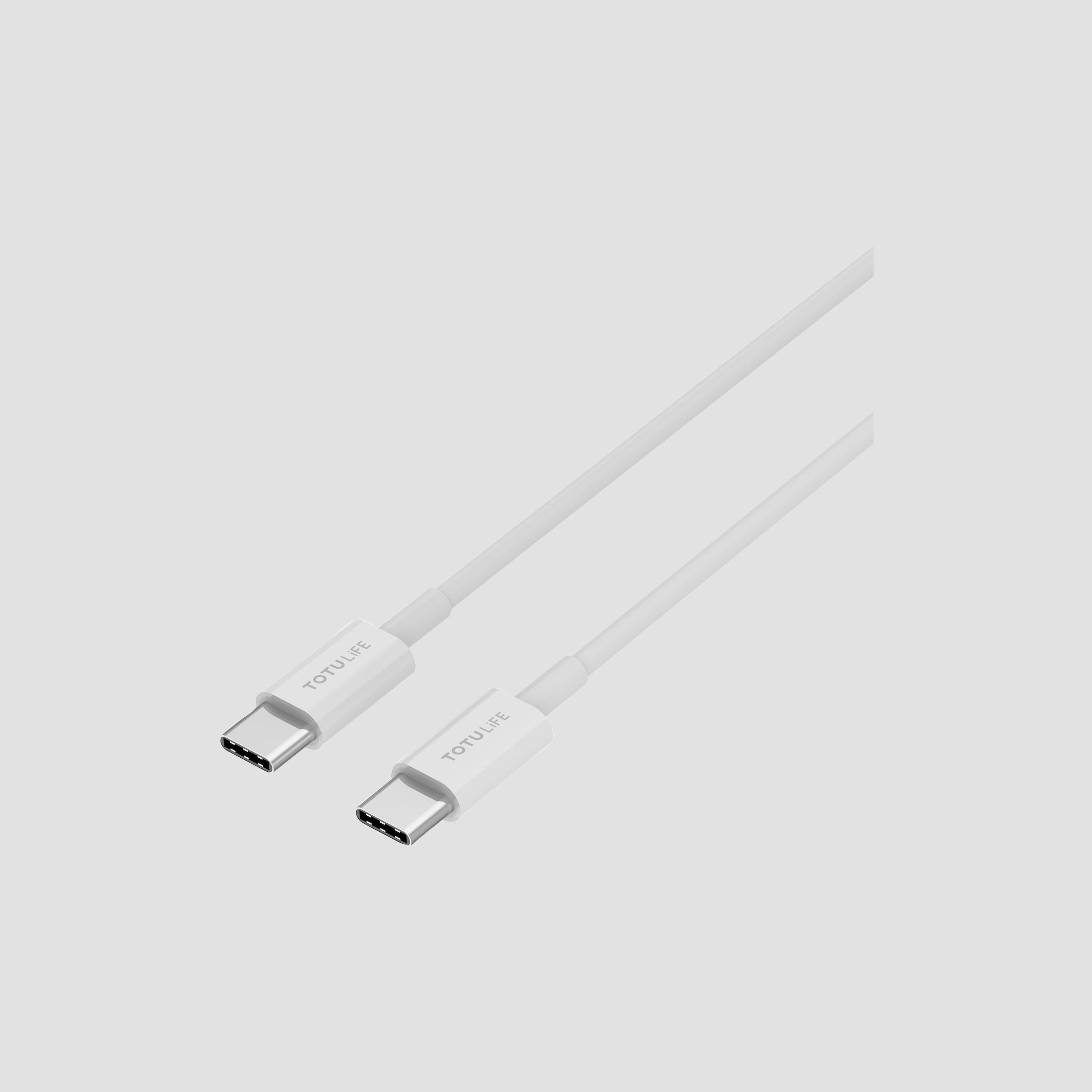 كابل توتوديزاين سلسلة بيور PD Type-C-Type-C بطول 1 متر - أبيض | T-CBPRCCWH-electronics-accessories-mobileaccesories-image-5
