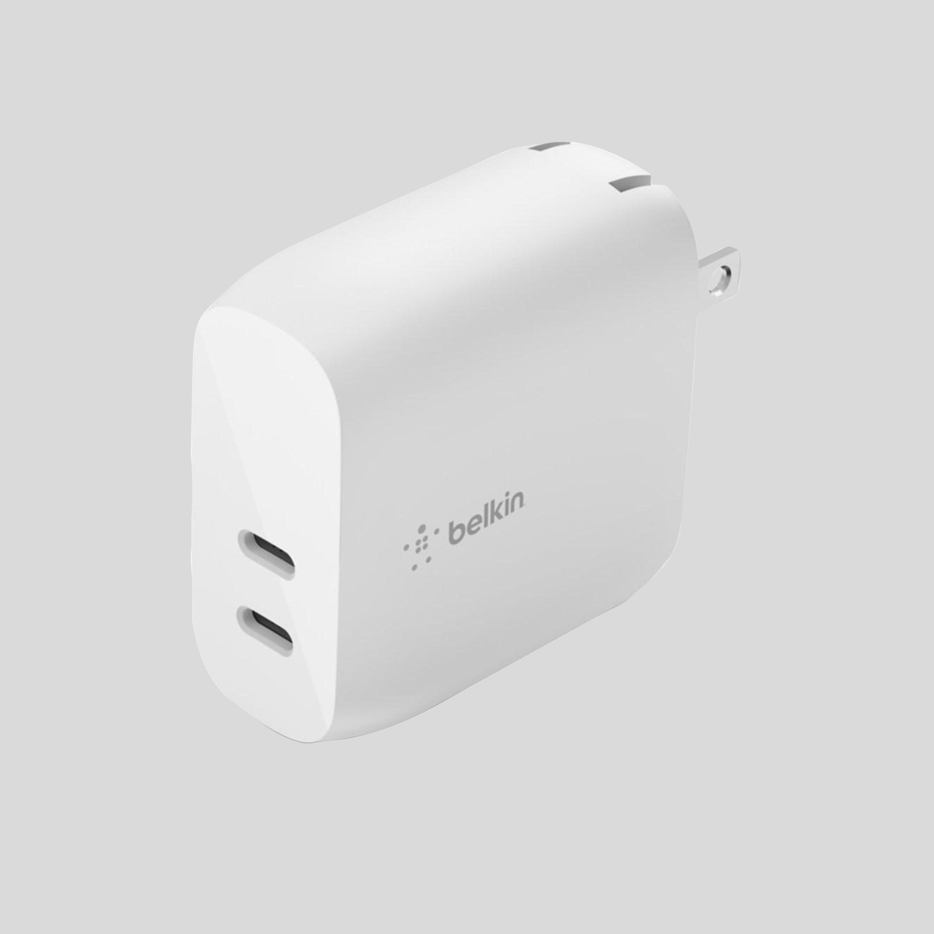 Belkin 20W Dual USB Type-C Wall Charger White | BKN-WCB006MYWH-electronics-portabledevices-image-1