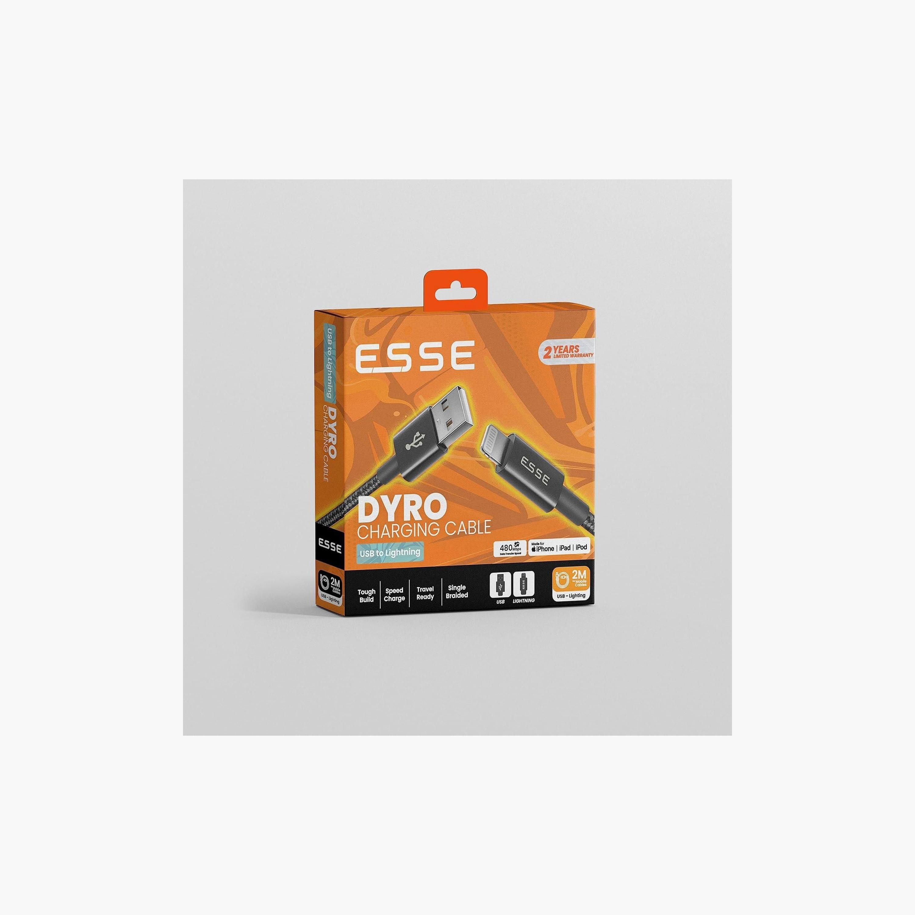 كابل USB إلى Lightning من إيسي بطول 2 متر أسود | ECB-ULI27088-electronics-accessories-mobileaccesories-image-4