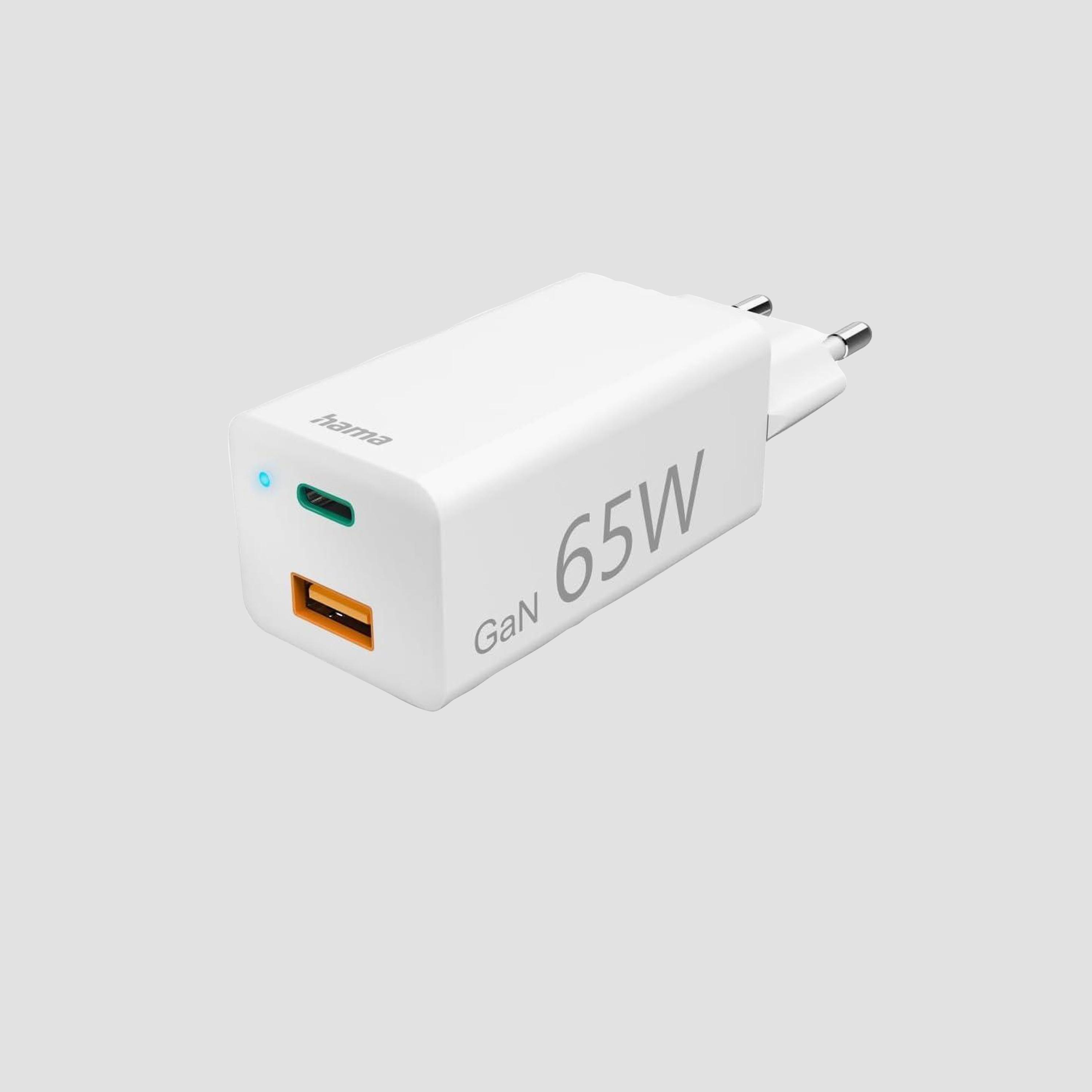 طقم شاحن هاما المملكة المتحدة ميني GaN 65 واط أبيض | 73210293-electronics-portabledevices-image-4