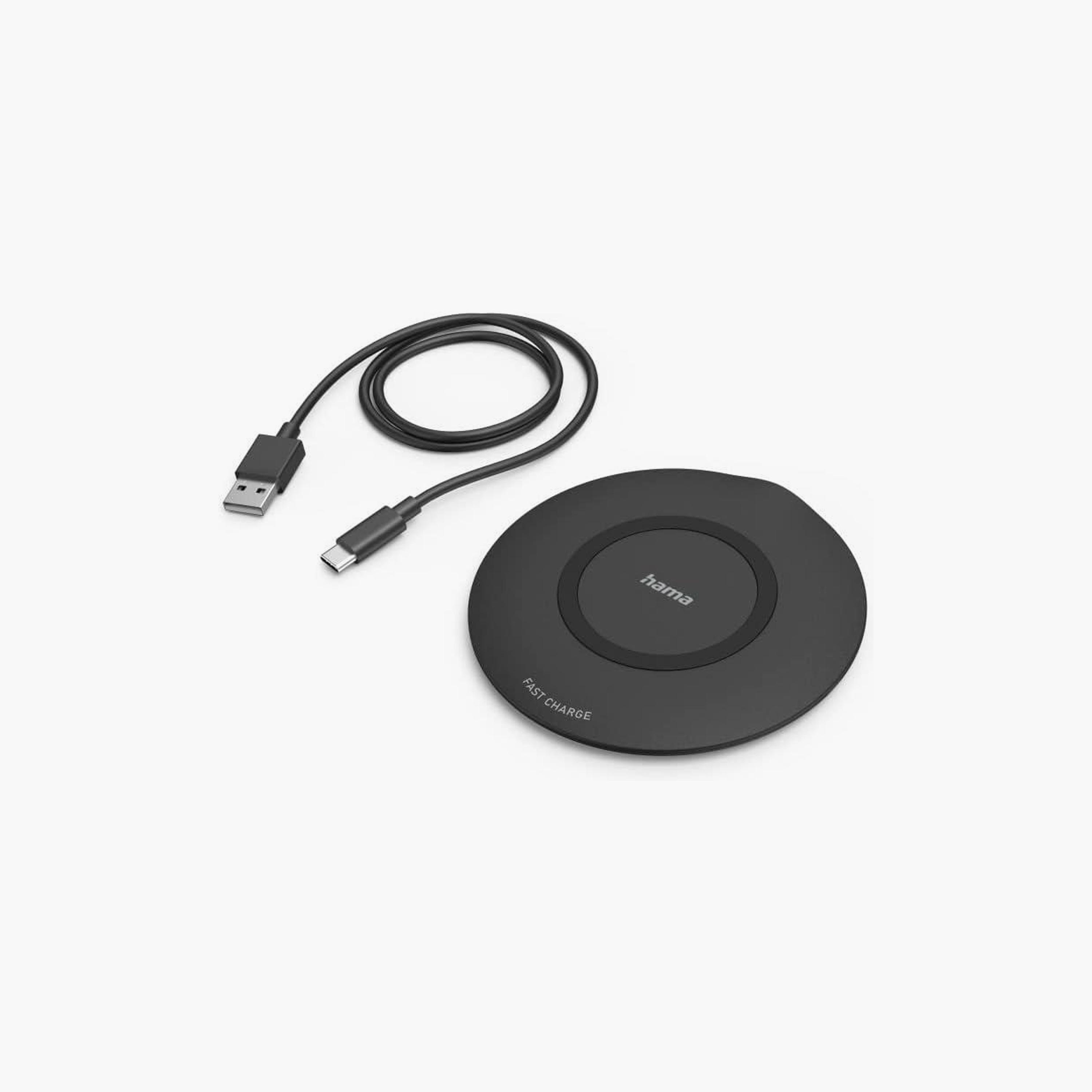 Hama Qi-Fc15 Wireless Charging Pad Black | 201674-electronics-portabledevices-image-1