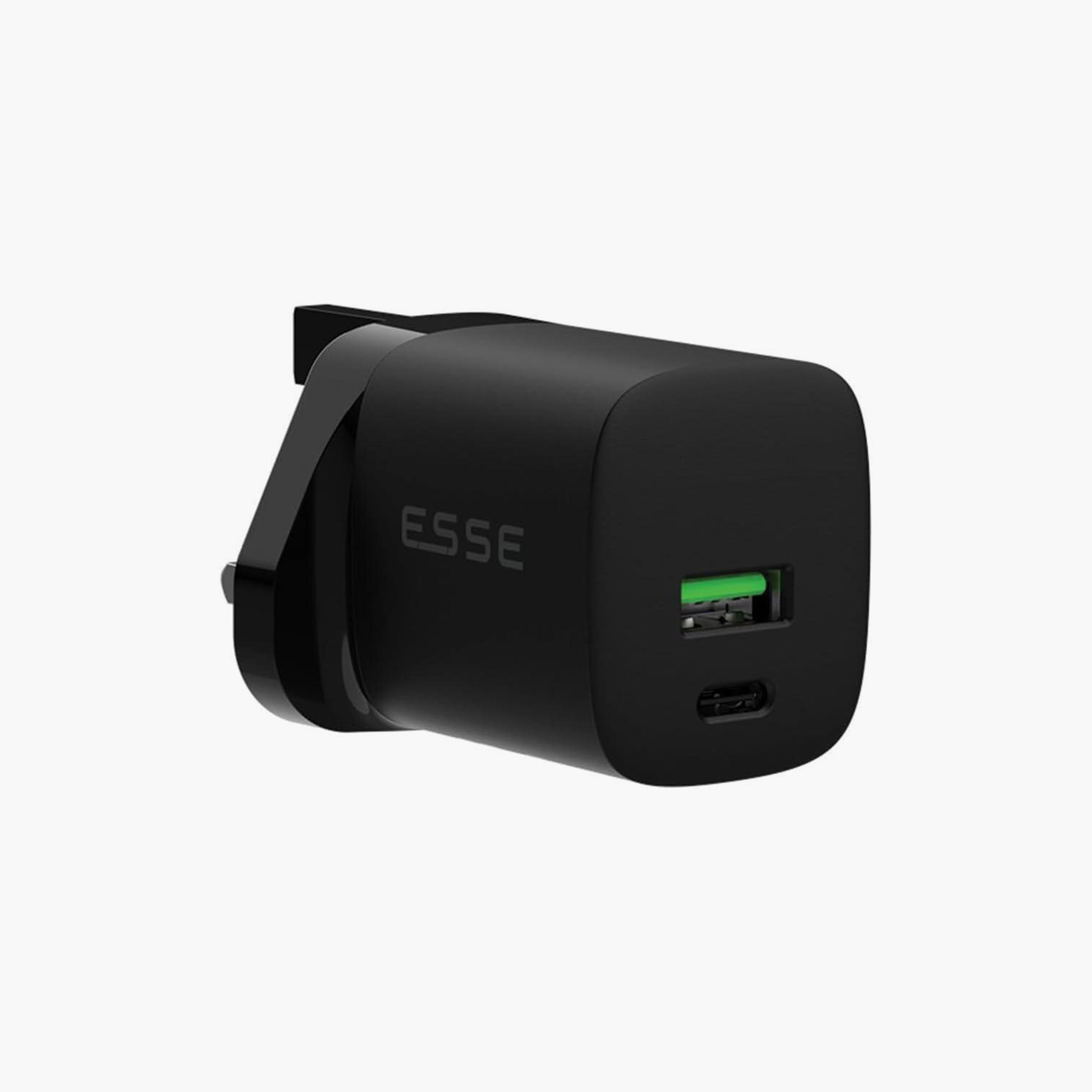 Esse NovaPulse Dual Port 30W PD GAN Charger Black | EPD-30WCBK8917-electronics-portabledevices-image-2