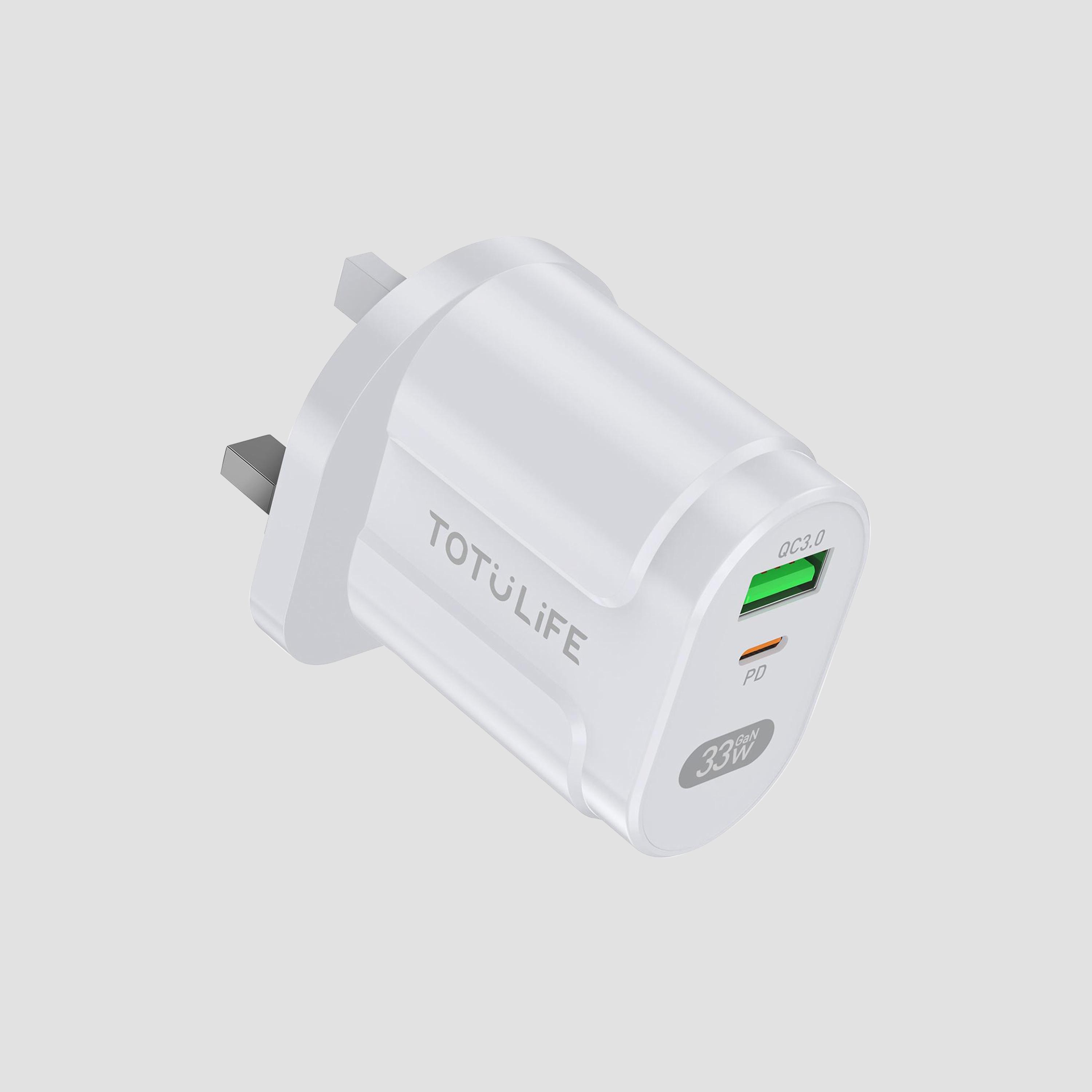 Totudesign Pure Series Wall Charger PD 33W Quick Charge White | T-CHRPRPD33W-electronics-portabledevices-image-5