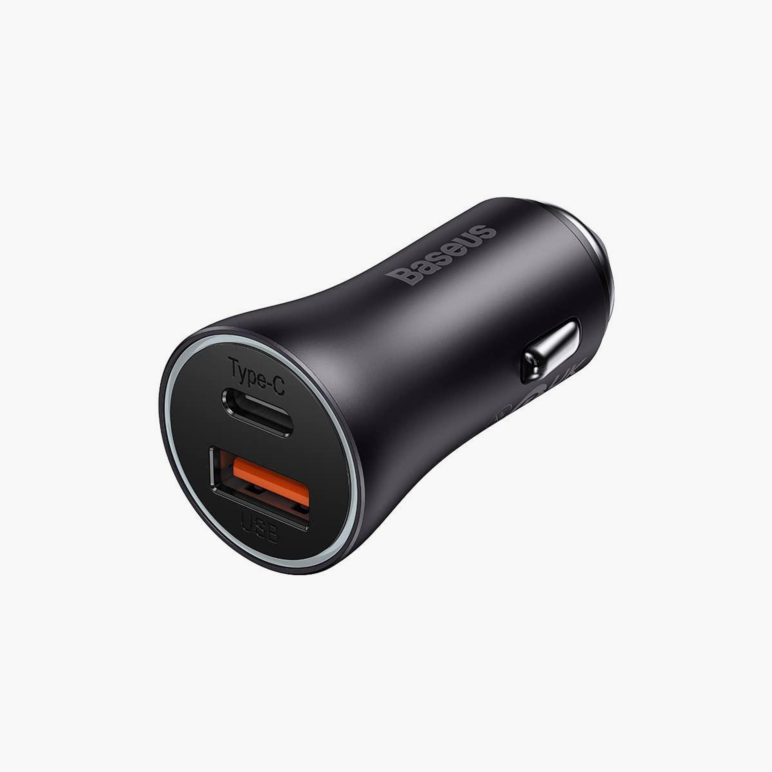 BASEUS Golden Contactor Max Fast Charger USB + USB Type C 60 W Quick Charger | CGJM000113-electronics-portabledevices-image-1