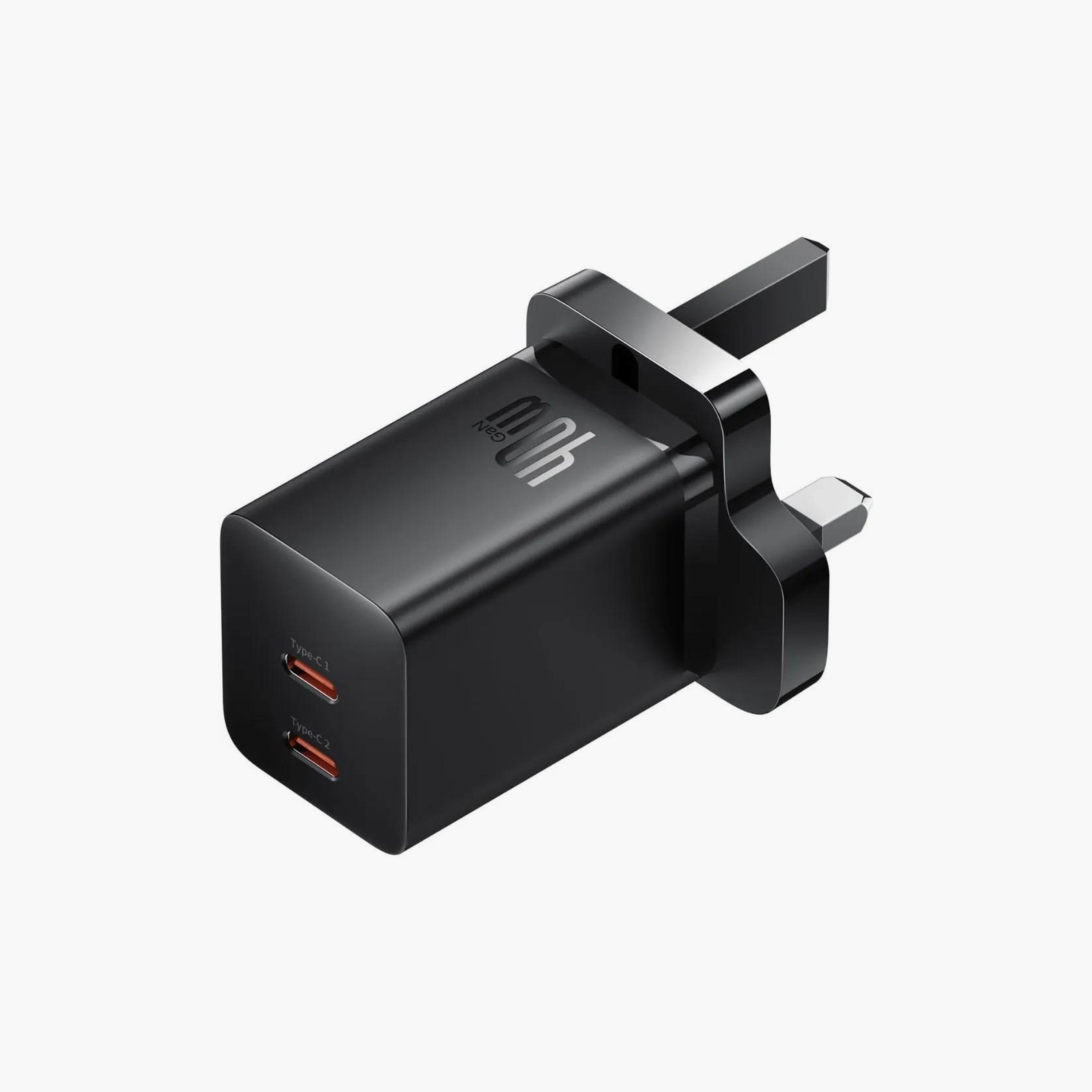 BASEUS PD C+C 40W Dual Port USB C Charger Cluster Black | P10110827113-00-electronics-portabledevices-image-1
