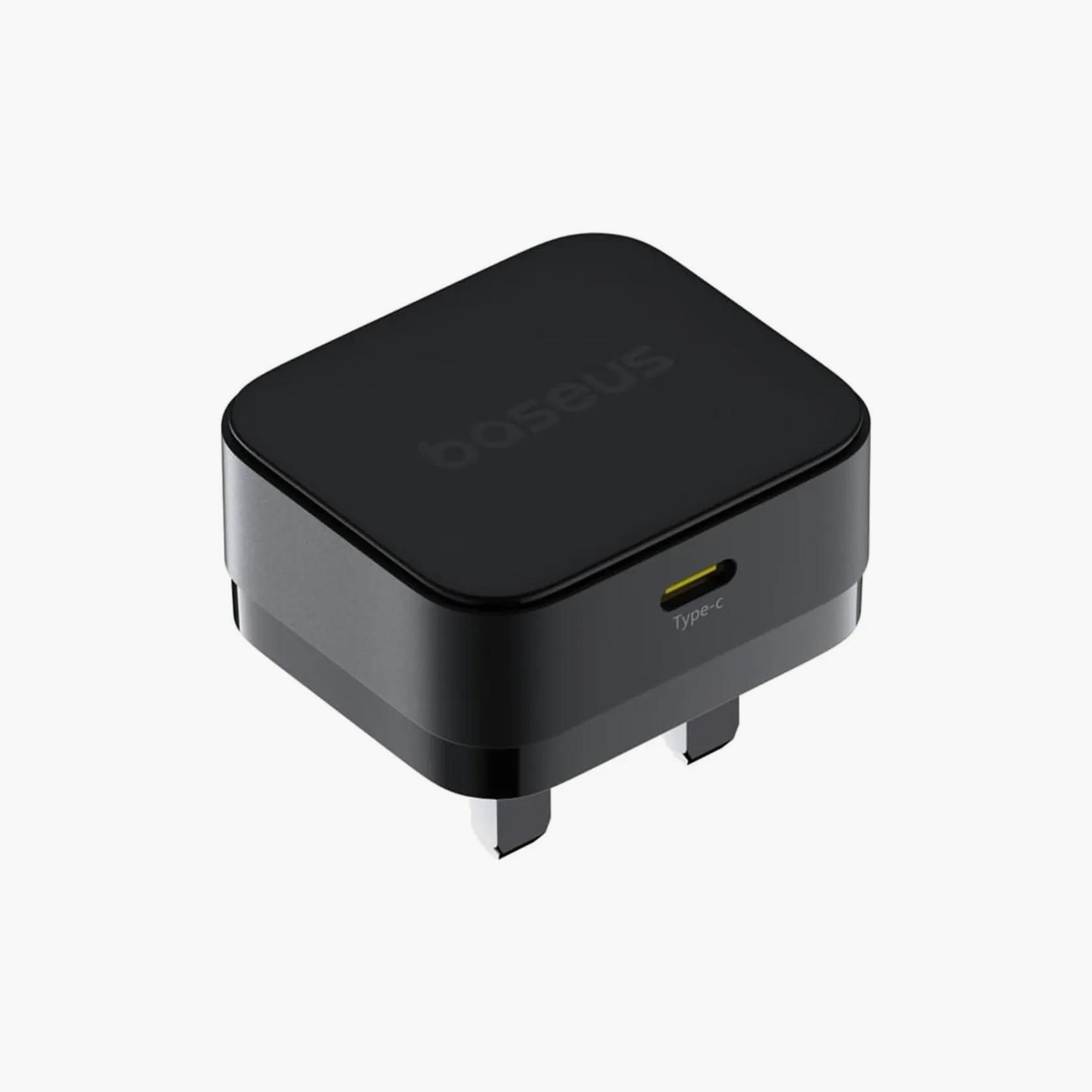 BASEUS Palm PD 20W Type C Fast Wall Charger Cluster Black | P1011160C113-00-electronics-portabledevices-image-1