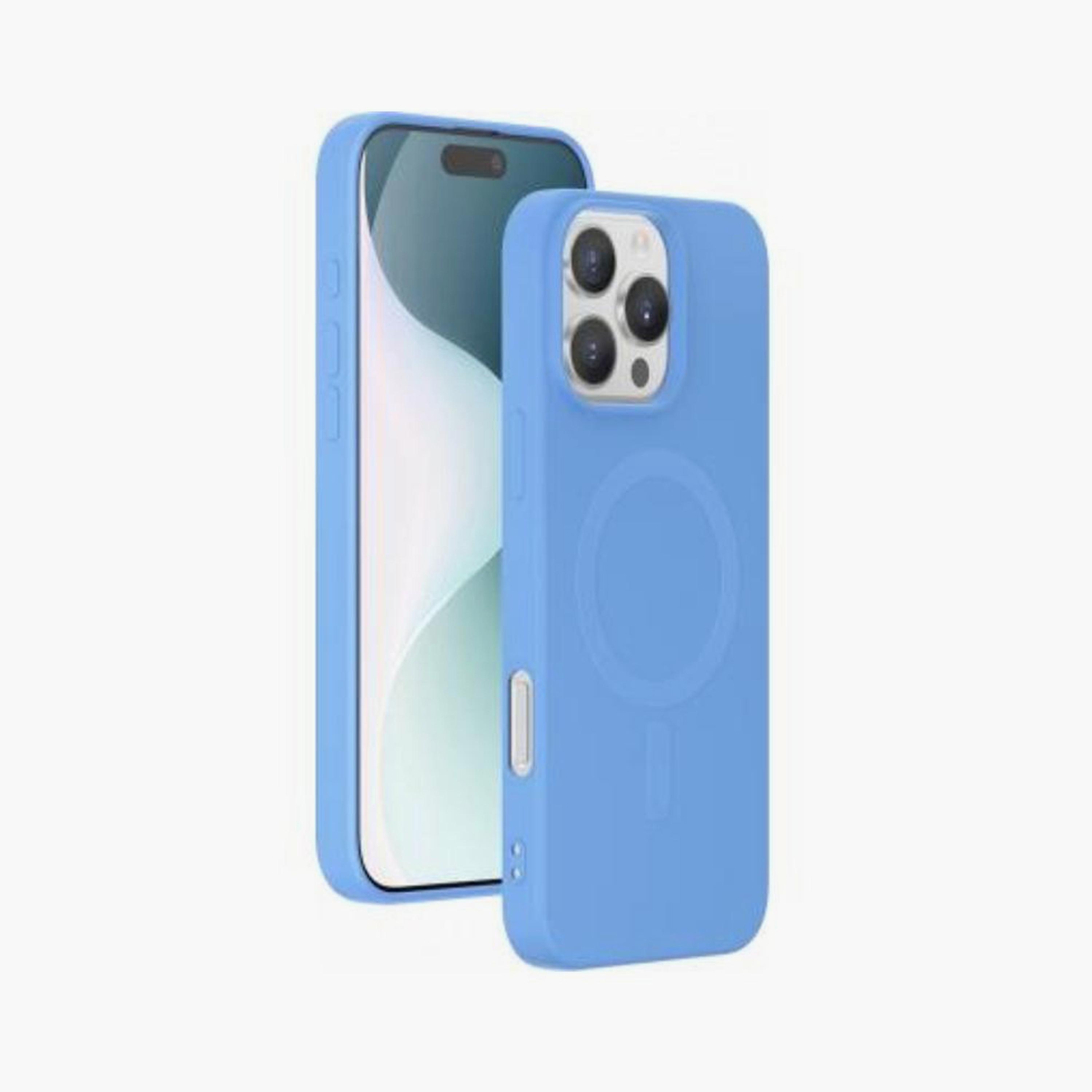 Force iPhone 16 Pro Magsafe Case Silicone Blue | COVSILIMAGIP16PBL-electronics-accessories-mobileaccesories-image-1