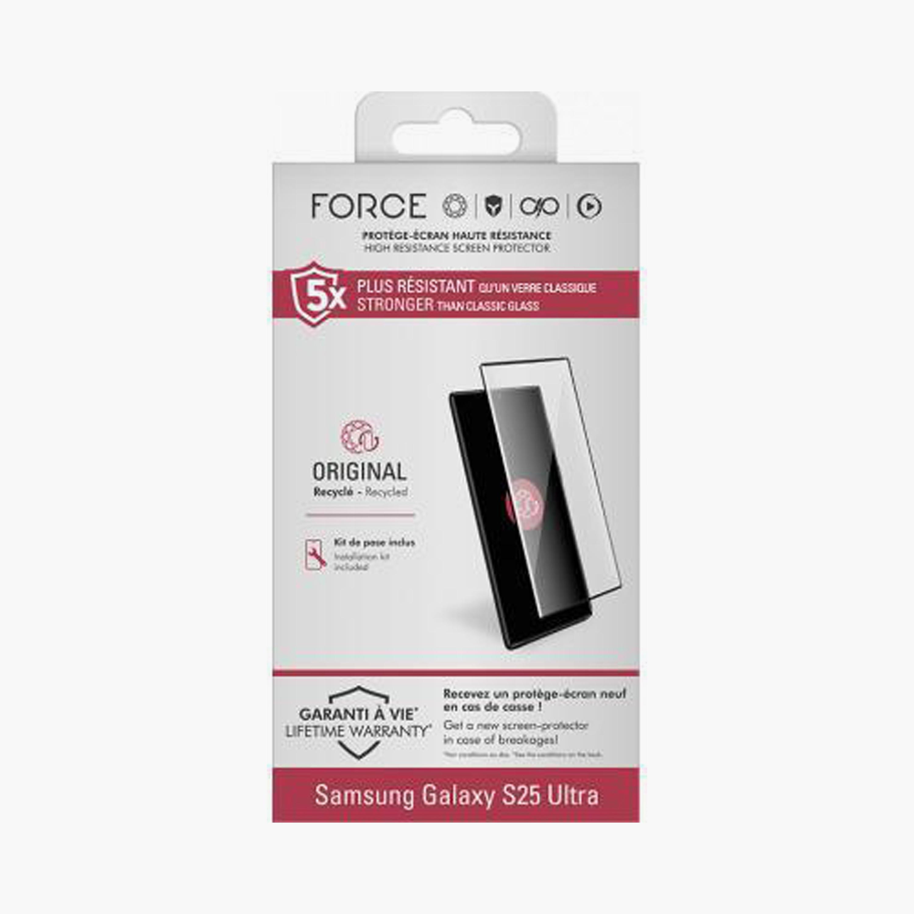 Force Samsung Galaxy S25 Ultra 2.5D Organic Glass Screen Protector+Lifetime Warranty, GRS Certified-electronics-accessories-mobileaccesories-image-2