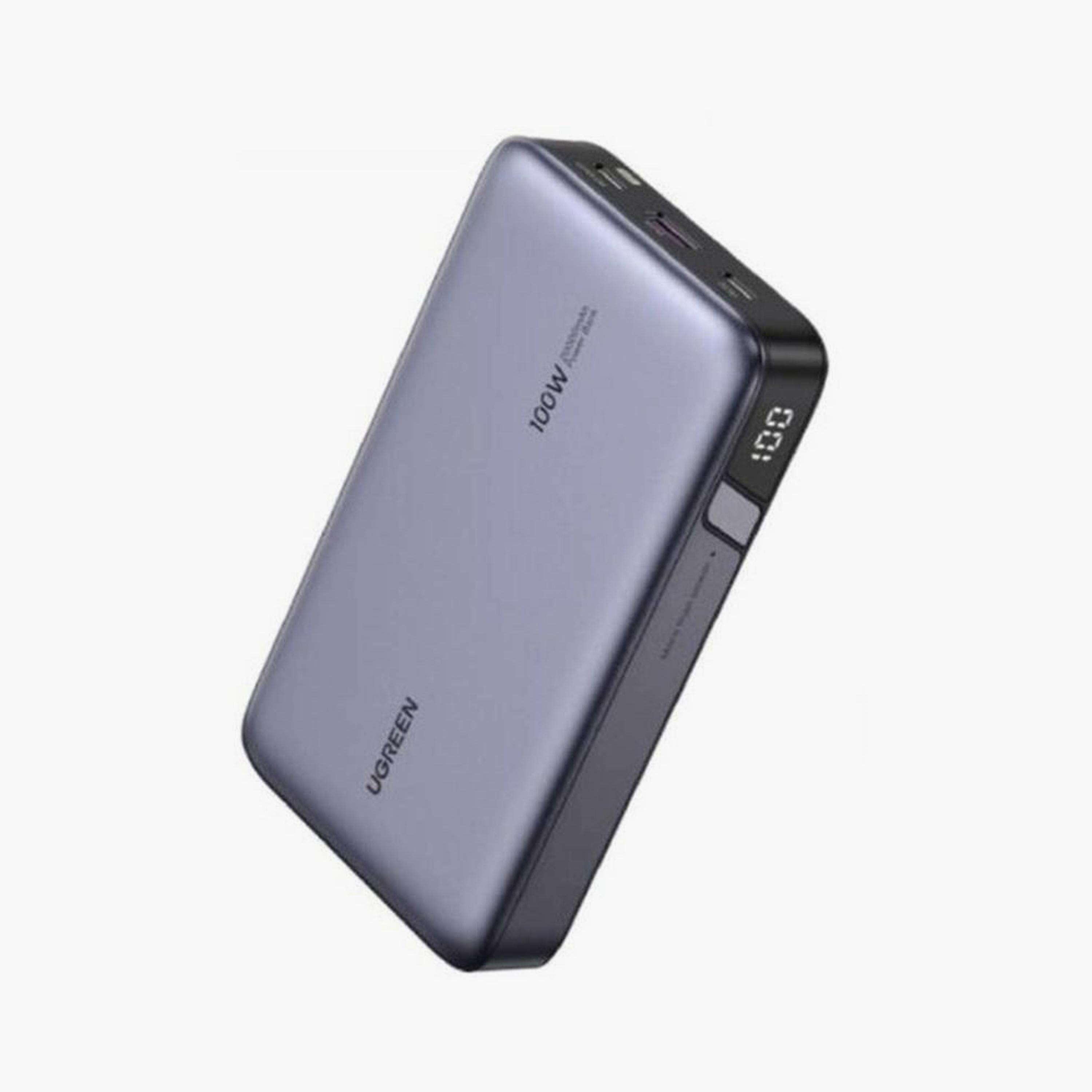 باور بانك يوجرين PD 100 واط سعة 20000 مللي أمبير/ساعة رمادي | UG-PB-PB720-20000PD-100W-GRY-electronics-portabledevices-image-1