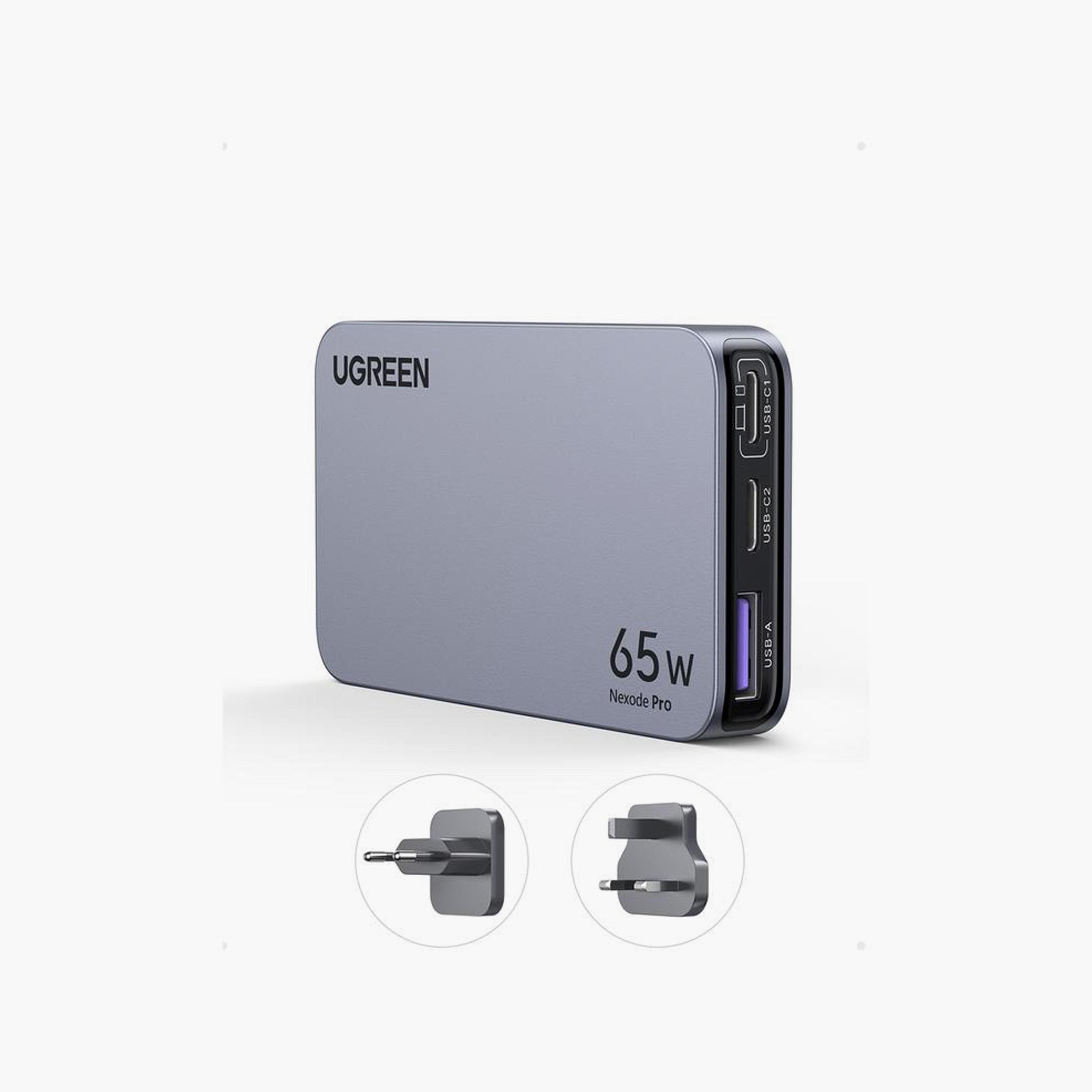 Ugreen 3 Port Travel Charger 65W Grey | X753-25356-electronics-portabledevices-image-2