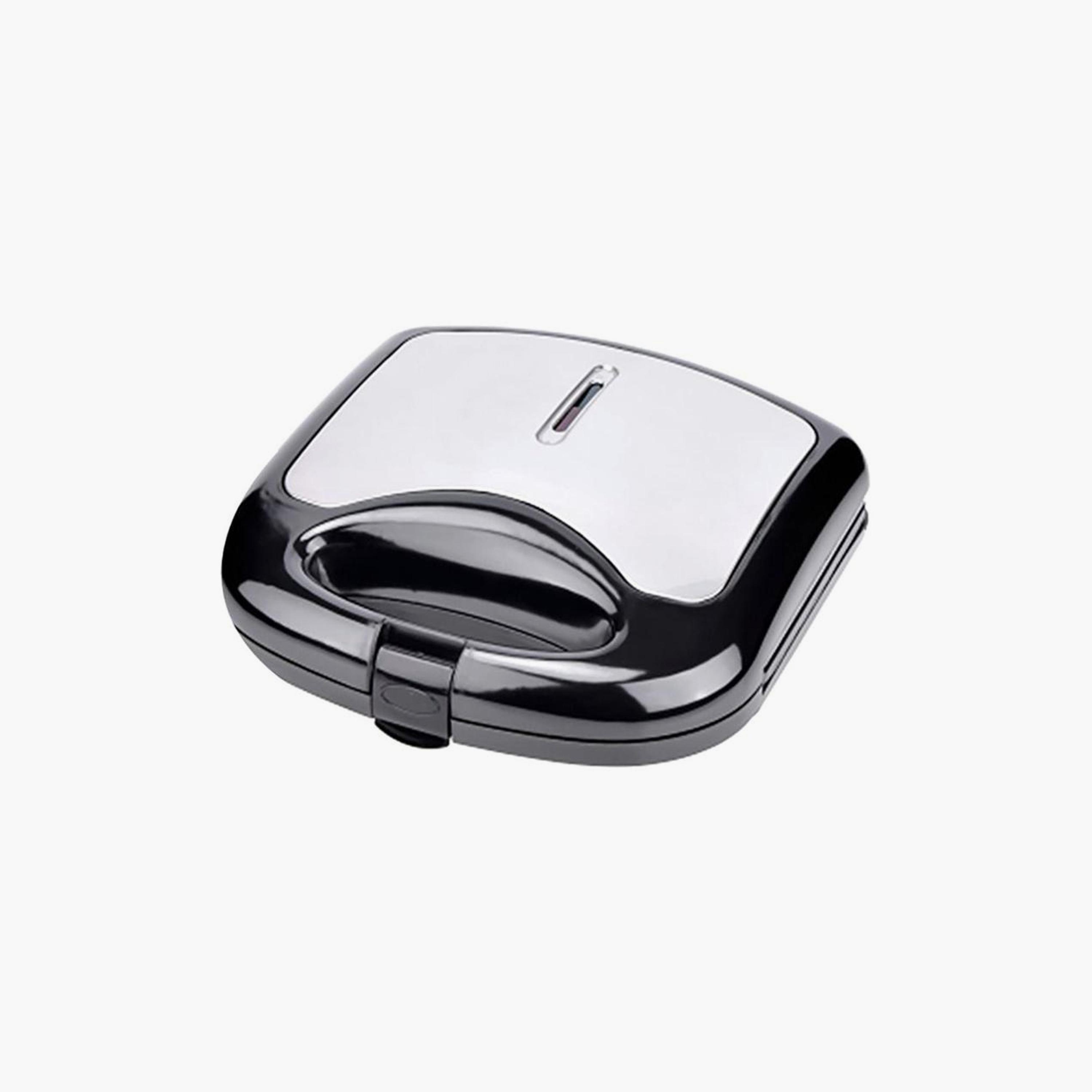 Daewoo Triangle Sandwich Maker Black/Silver | DSM-8090-ST-household-appliances-kitchenappliances-microwavesandovens-image-1