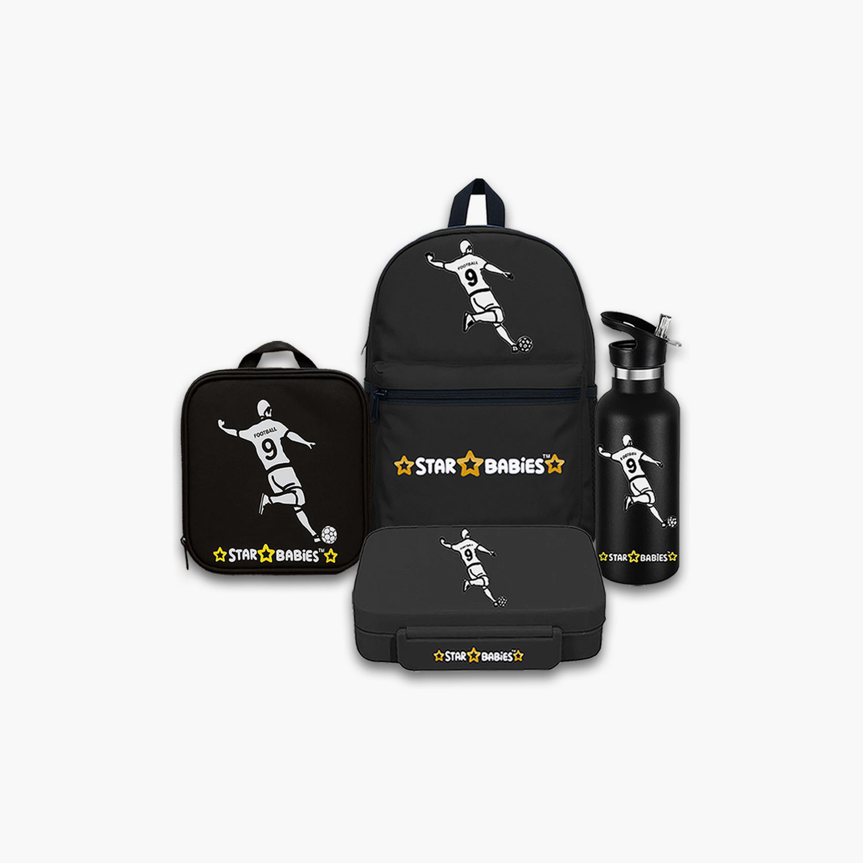 Star Babies 4-Piece Backpack Set - Football - 16inch-school-bagsandbackpacks-sets-image-1
