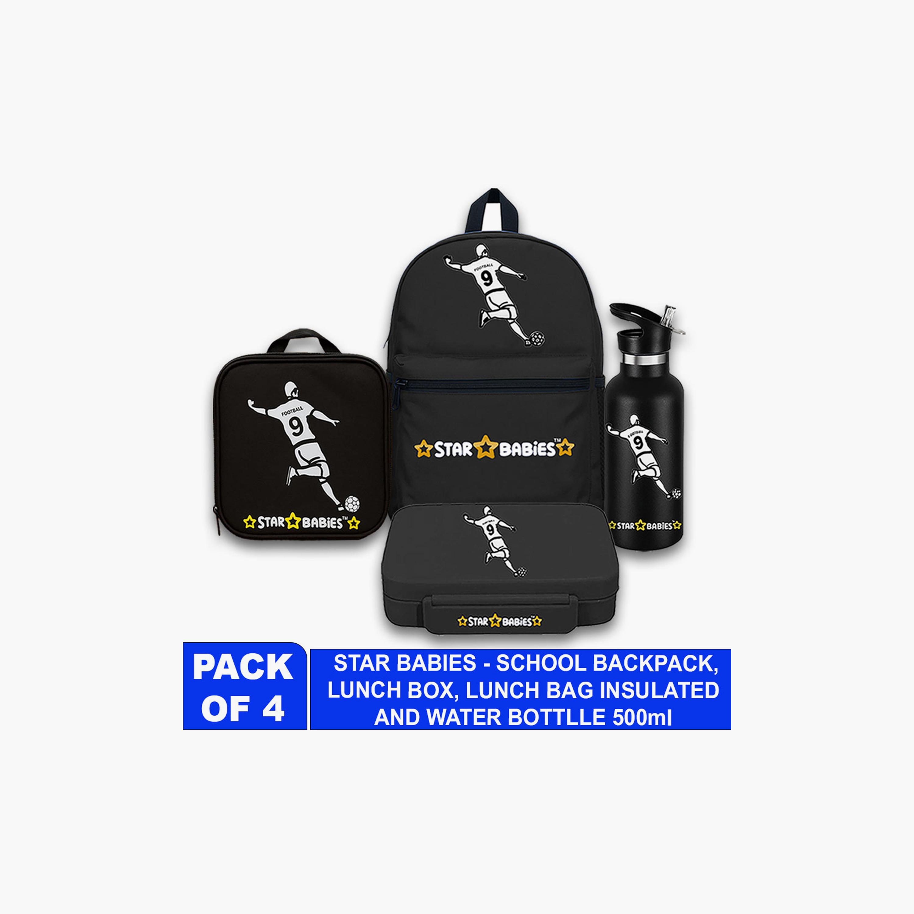 Star Babies 4-Piece Backpack Set - Football - 16inch-school-bagsandbackpacks-sets-image-2
