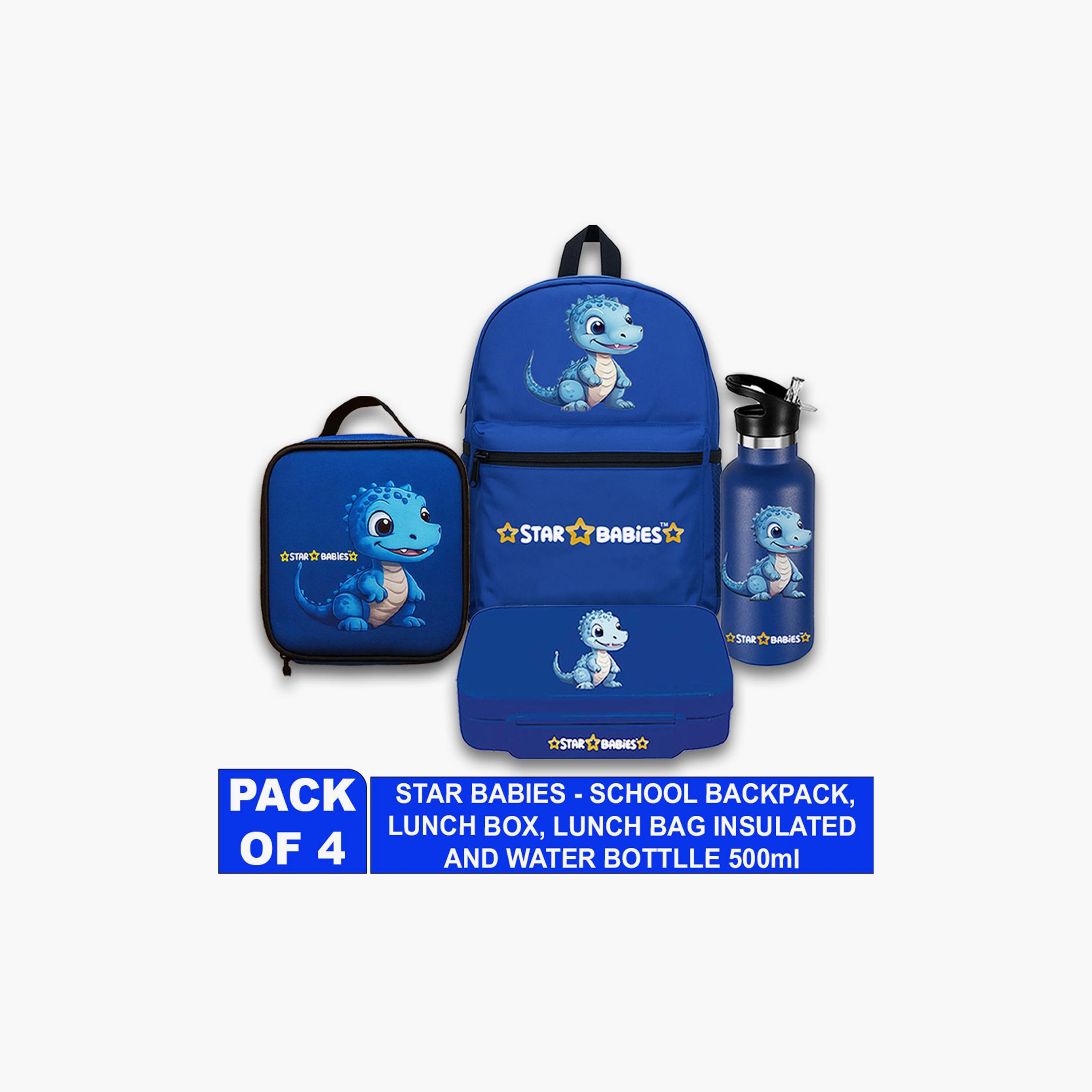 Star Babies 4-Piece Backpack Set - Dino - 16inch-school-bagsandbackpacks-sets-image-2