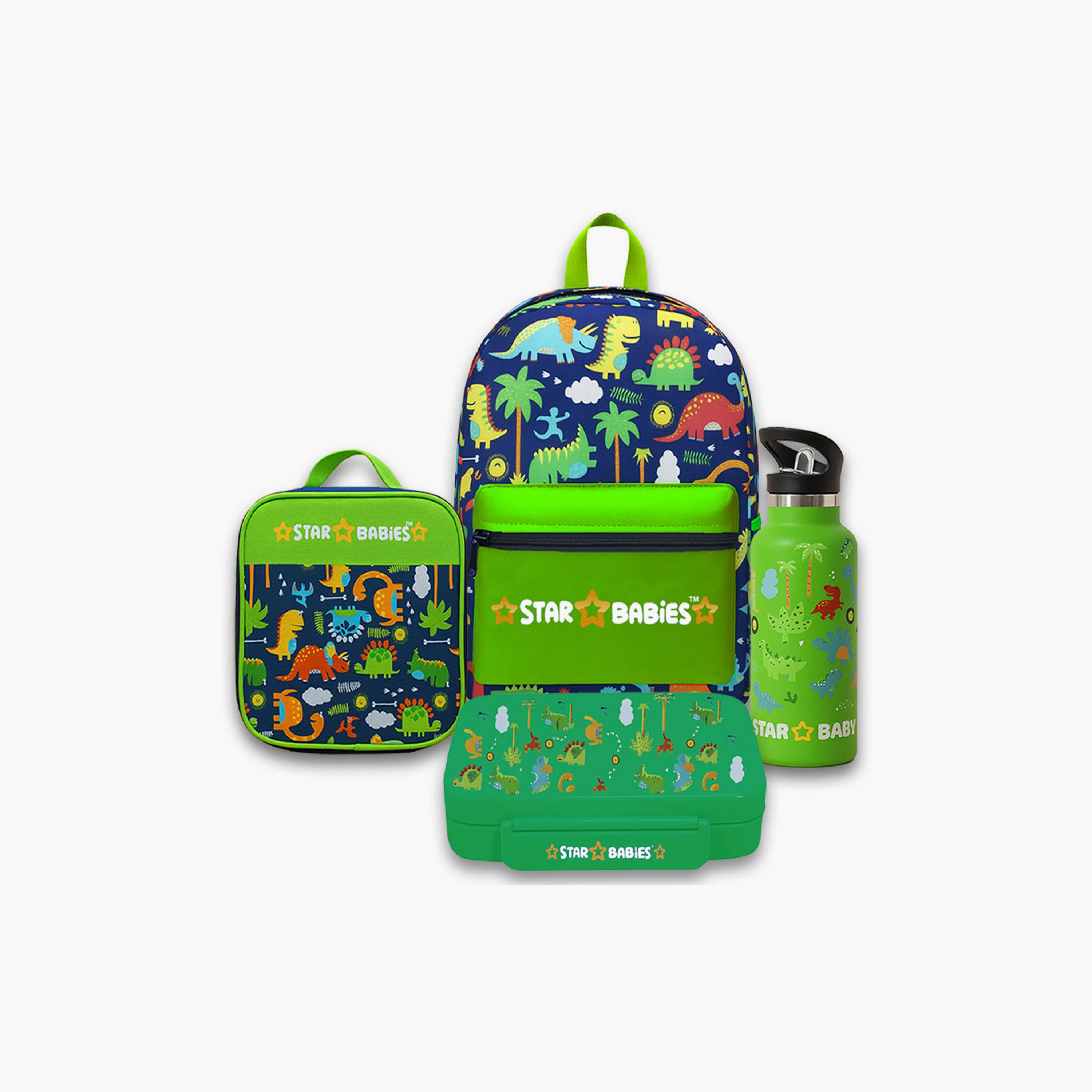 Star Babies 4-Piece Backpack Set - Jungle - 16inch-school-bagsandbackpacks-sets-image-1