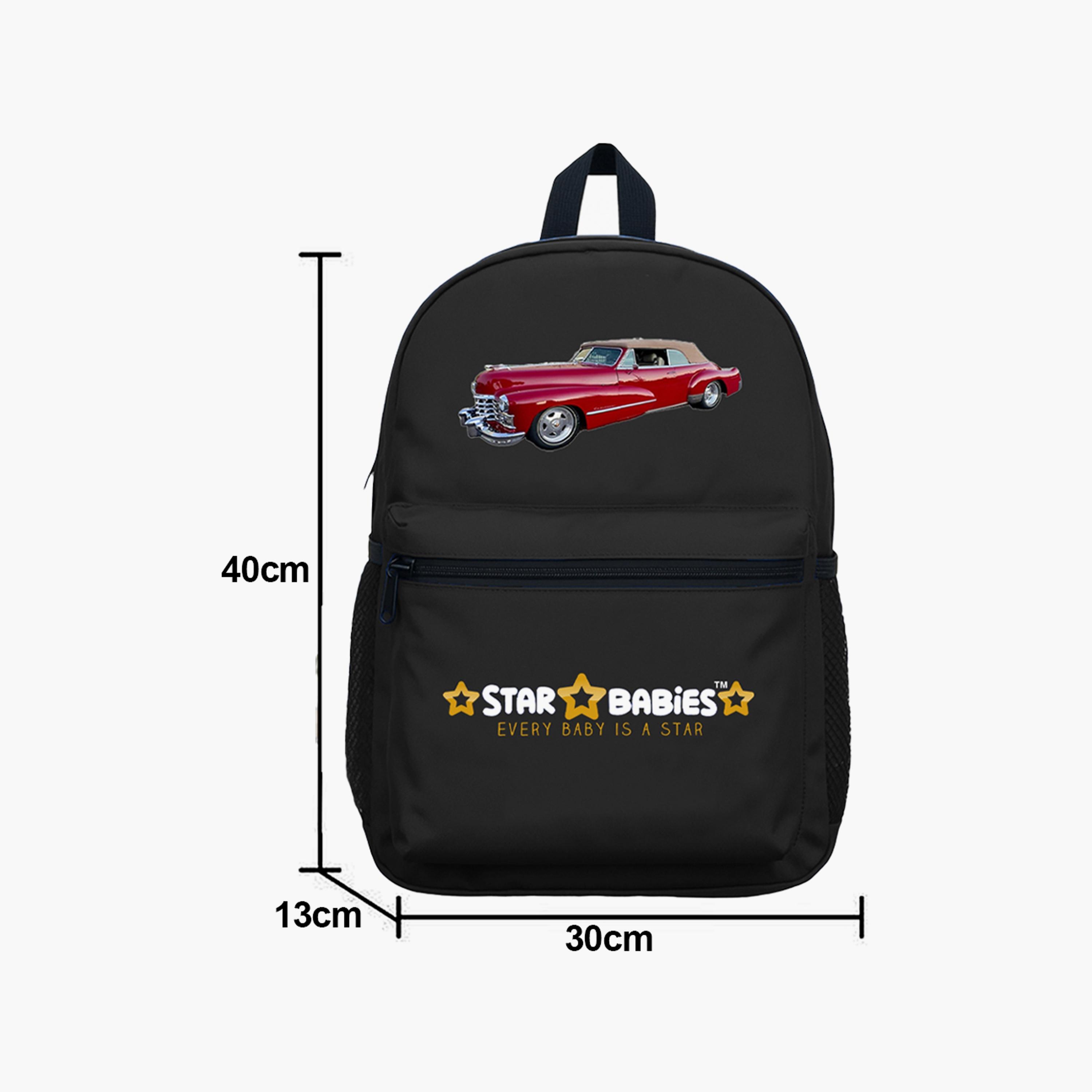 Star Babies 4-Piece Backpack Set - Retro Car - 16inch-school-bagsandbackpacks-sets-image-3