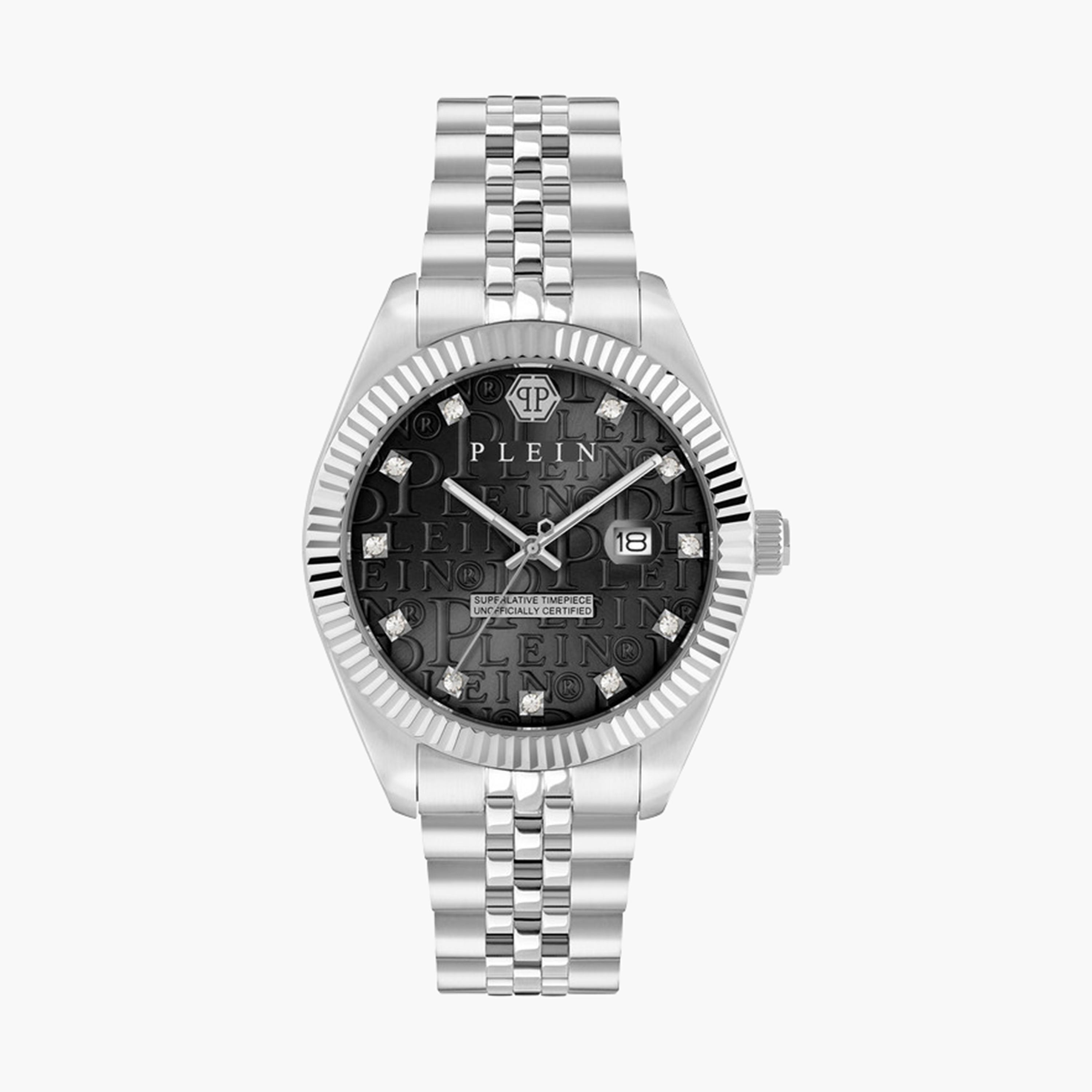 فيليب بلين - ساعة تناظرية للرجال 40 مم، فضي، ستانلس ستيل | PWMFA0125-men-watchesandjewellery-watches-image-1
