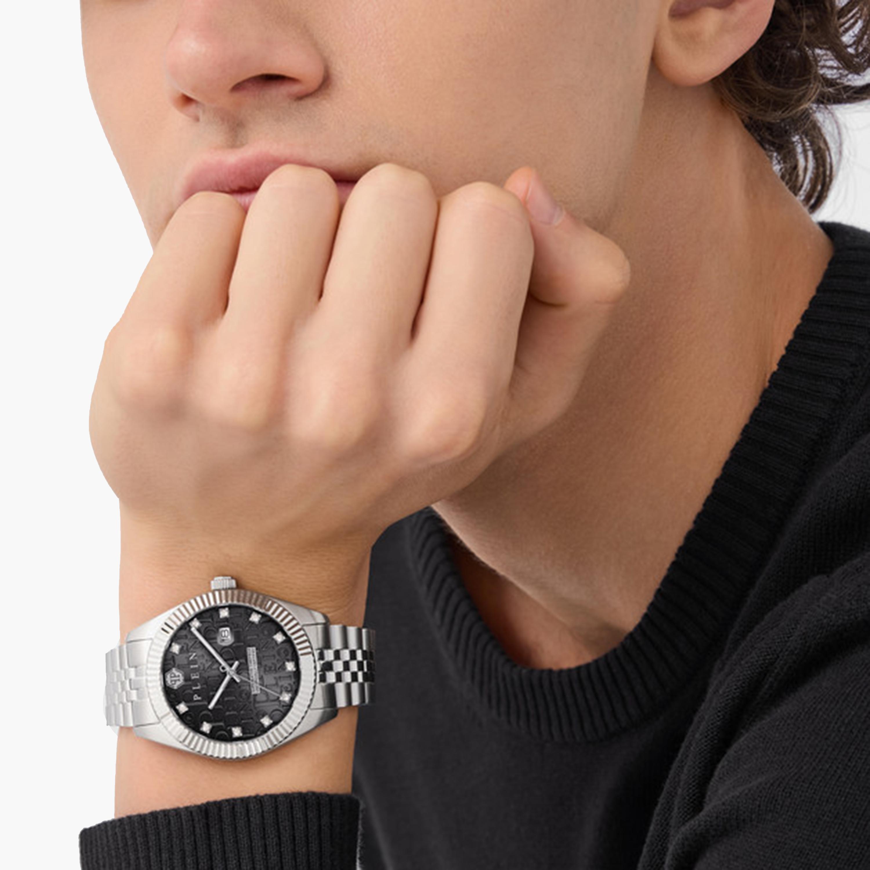 فيليب بلين - ساعة تناظرية للرجال 40 مم، فضي، ستانلس ستيل | PWMFA0125-men-watchesandjewellery-watches-image-4
