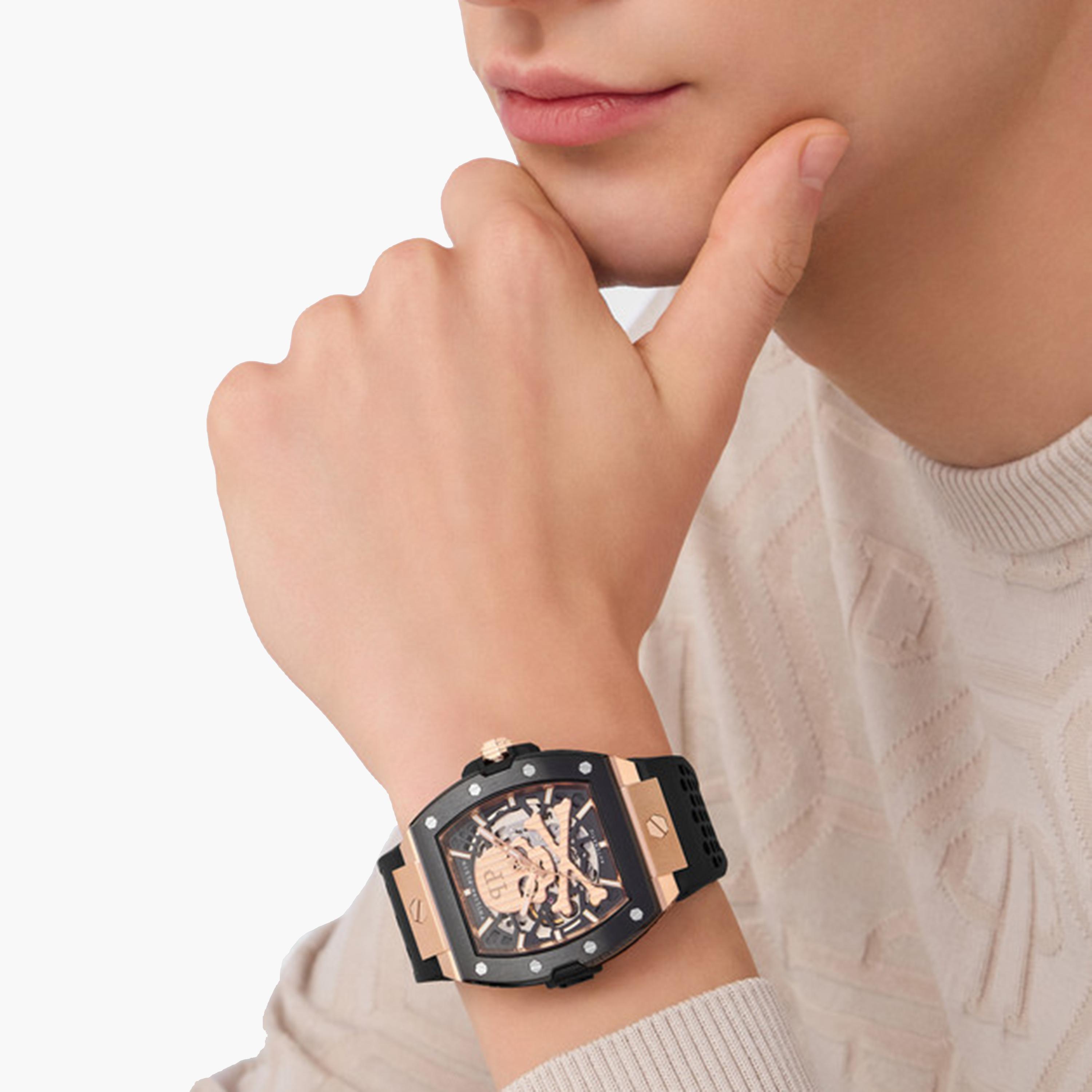 فيليب بلين - ساعة تناظرية للرجال سيليكون أسود 44 مم | PWJFA0225-men-watchesandjewellery-watches-image-4
