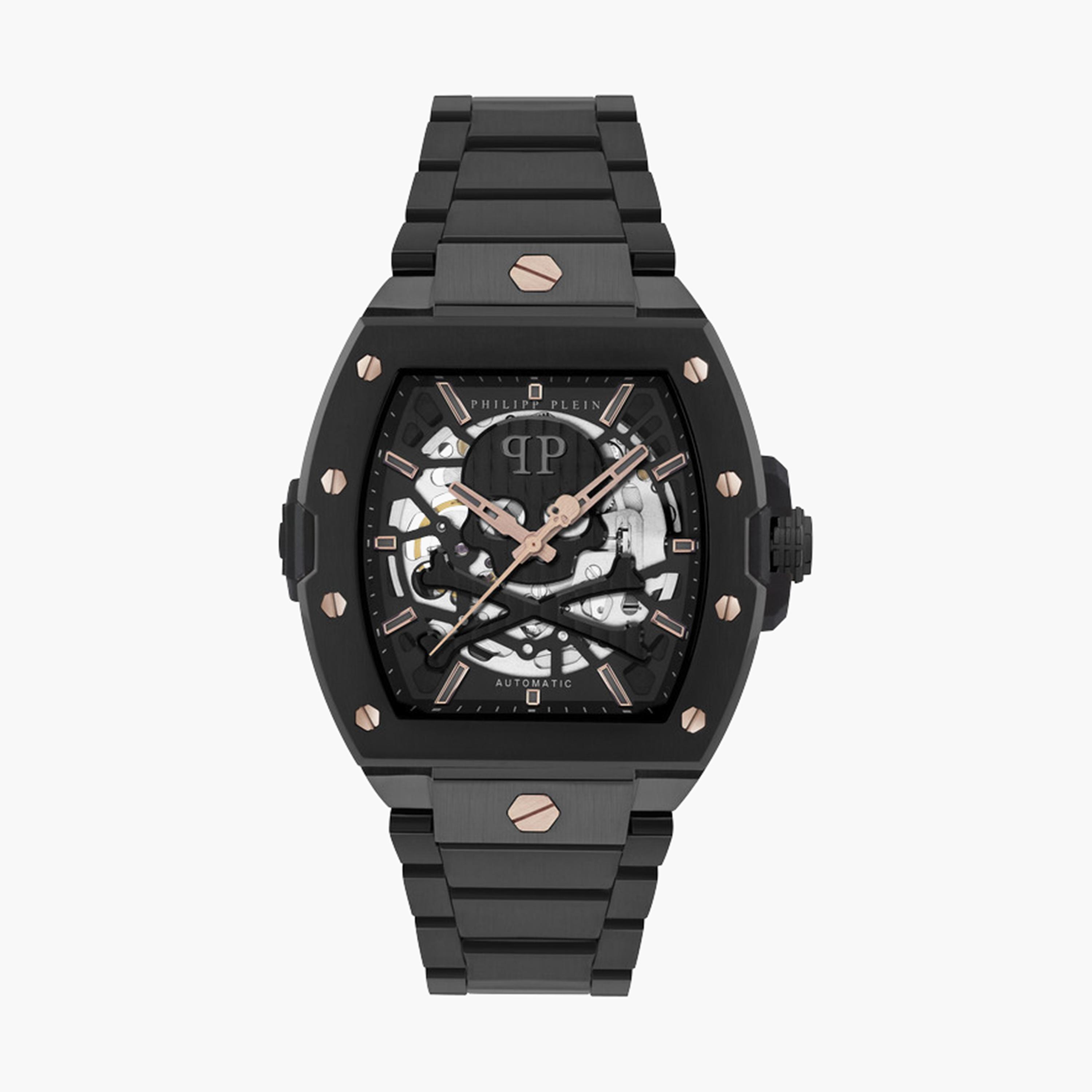فيليب بلين - ساعة تناظرية للرجال ستانلس ستيل أسود 44 مم | PWJFA0725-men-watchesandjewellery-watches-image-1