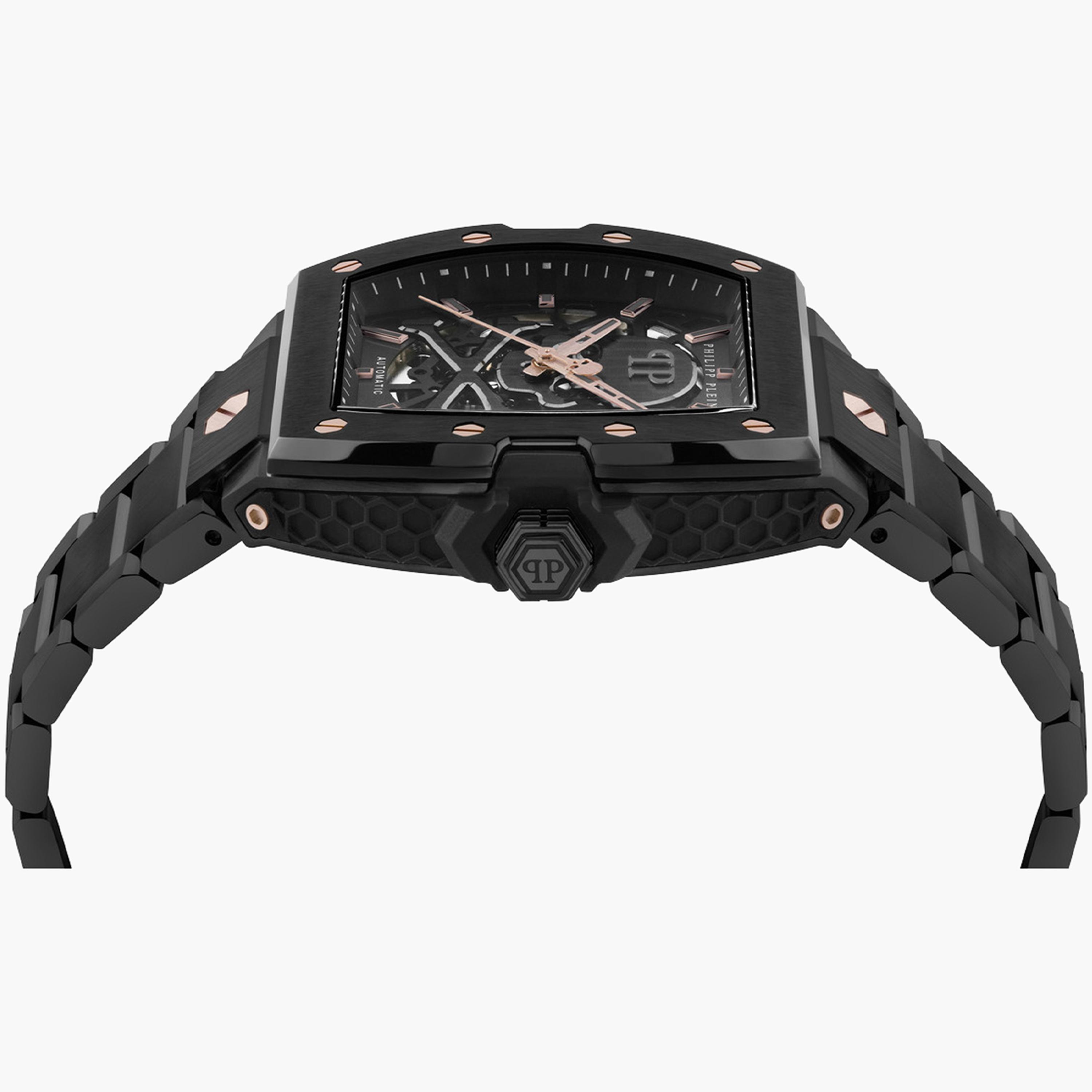 فيليب بلين - ساعة تناظرية للرجال ستانلس ستيل أسود 44 مم | PWJFA0725-men-watchesandjewellery-watches-image-3