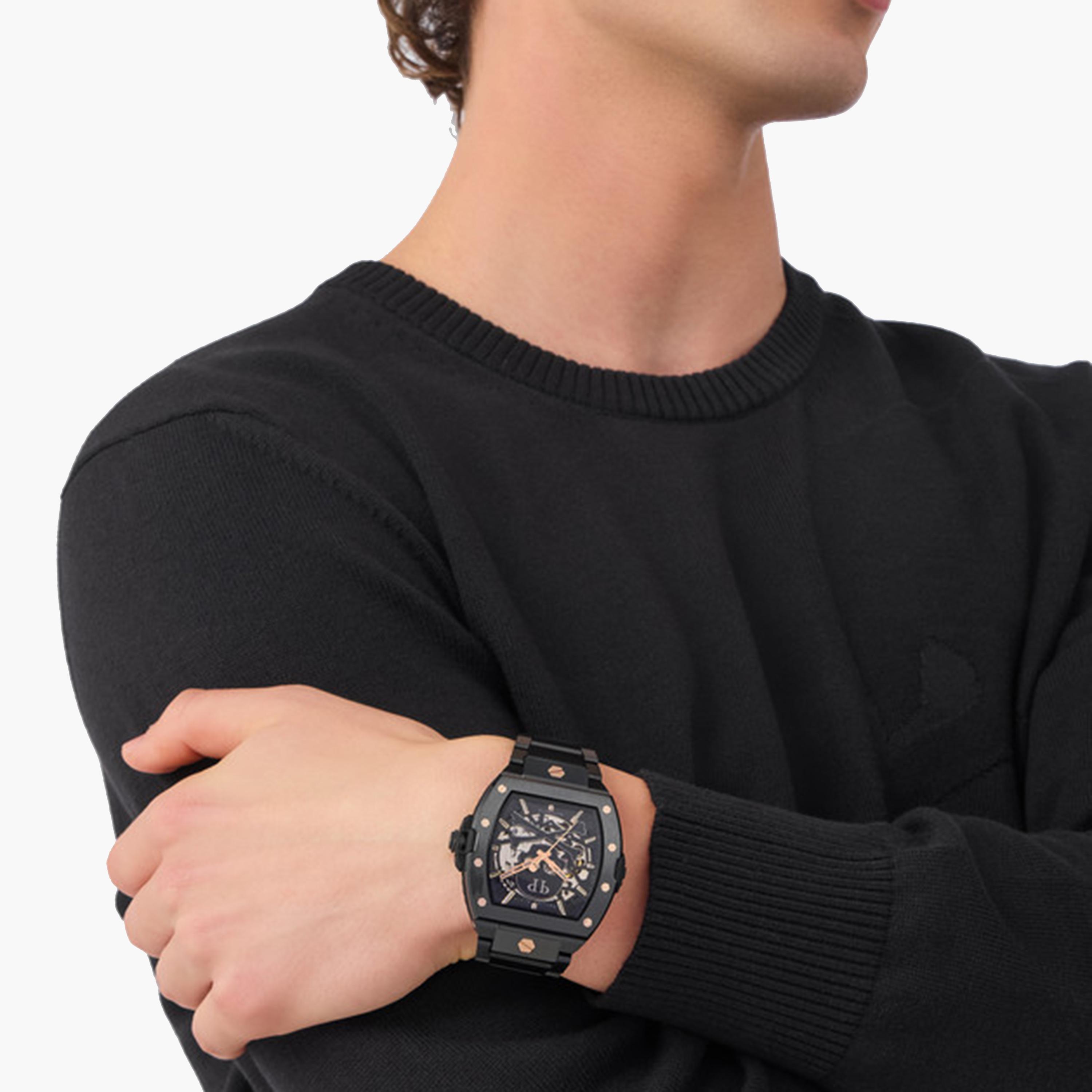فيليب بلين - ساعة تناظرية للرجال ستانلس ستيل أسود 44 مم | PWJFA0725-men-watchesandjewellery-watches-image-4
