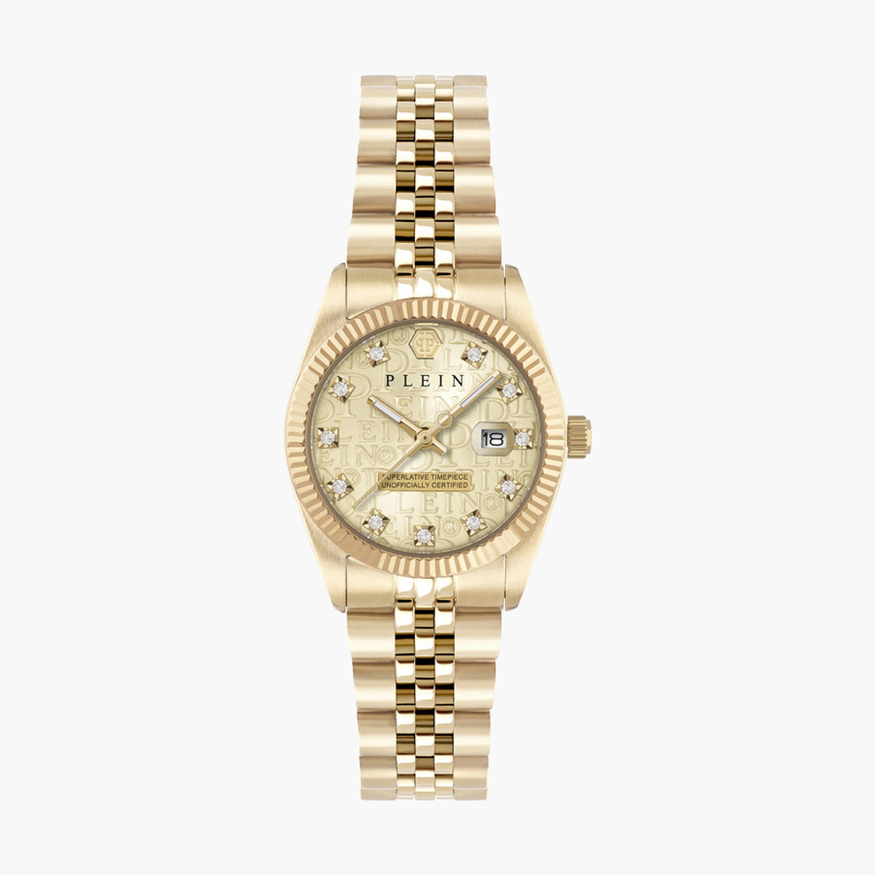 فيليب بلين - ساعة للنساء تناظرية ستانلس ستيل 28 مم لون ذهبي | PWNFA0525-women-watchesandjewellery-watches-image-1