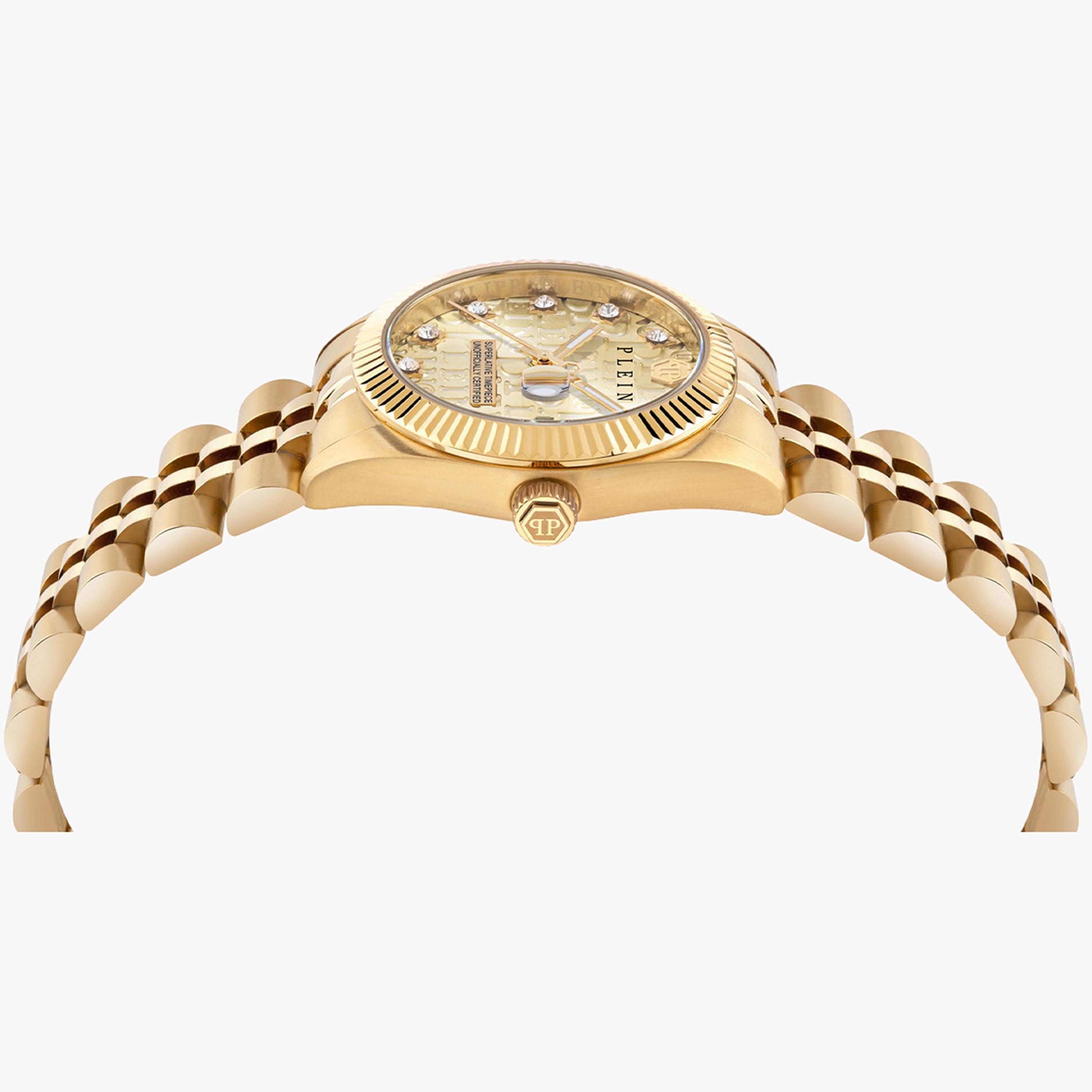 فيليب بلين - ساعة للنساء تناظرية ستانلس ستيل 28 مم لون ذهبي | PWNFA0525-women-watchesandjewellery-watches-image-3