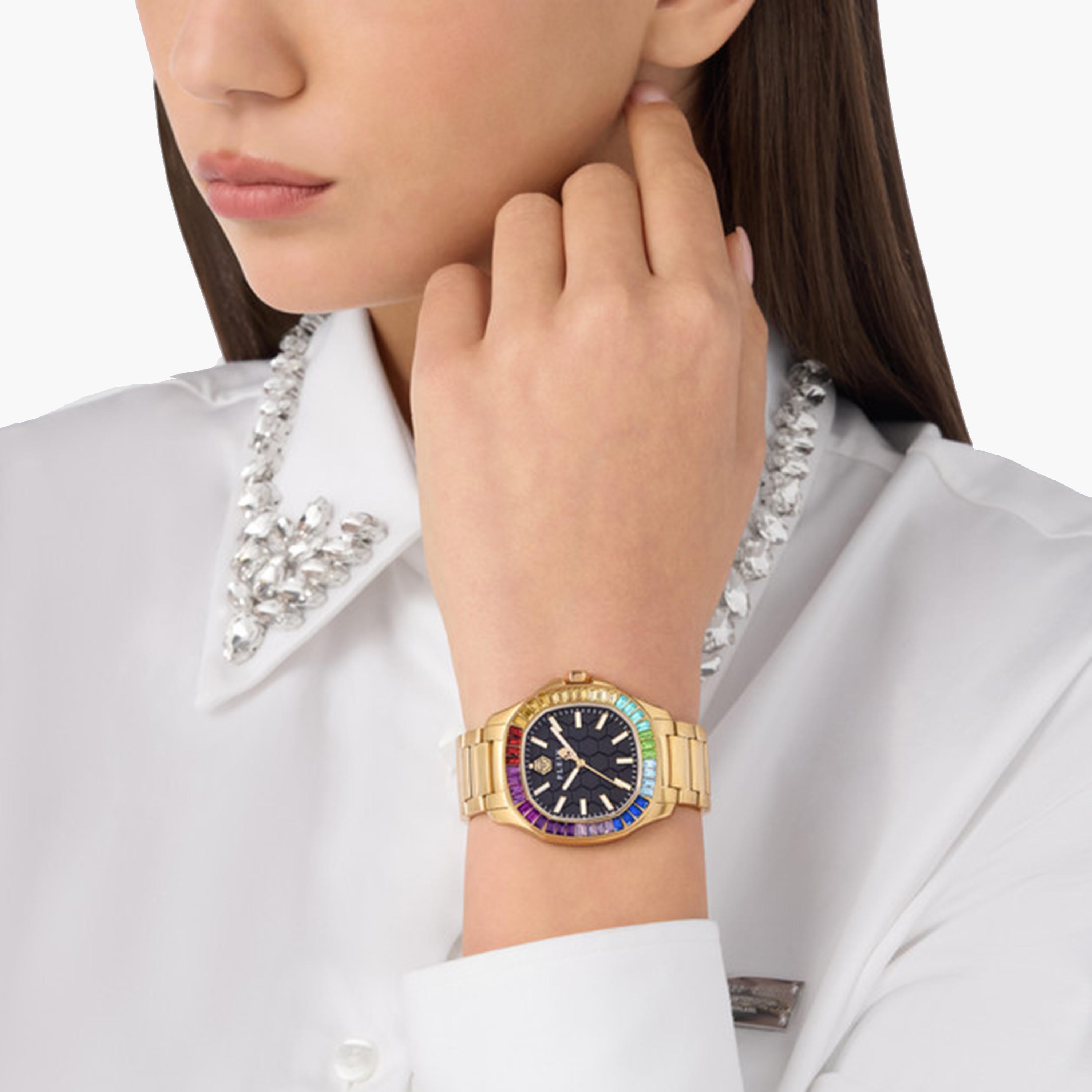 فيليب بلين - ساعة للنساء تناظرية ستانلس ستيل 37 مم لون ذهبي | PWTAA1224-women-watchesandjewellery-watches-image-4