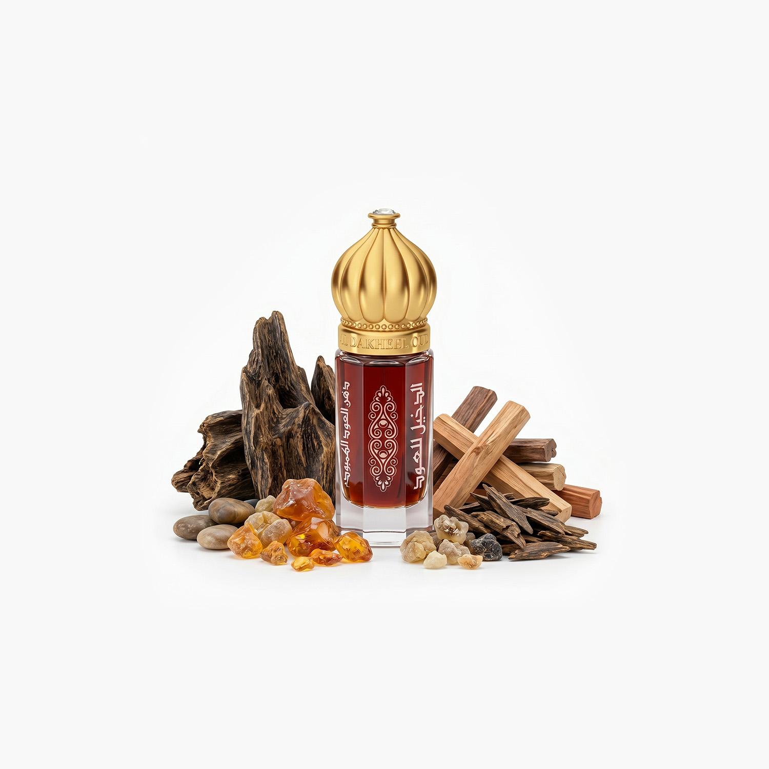 Al Dakheel Oud Kambodian Dehn Oud Perfume Oil - 3 ml-beautyandpersonalcare-fragrance-unisex-image-3