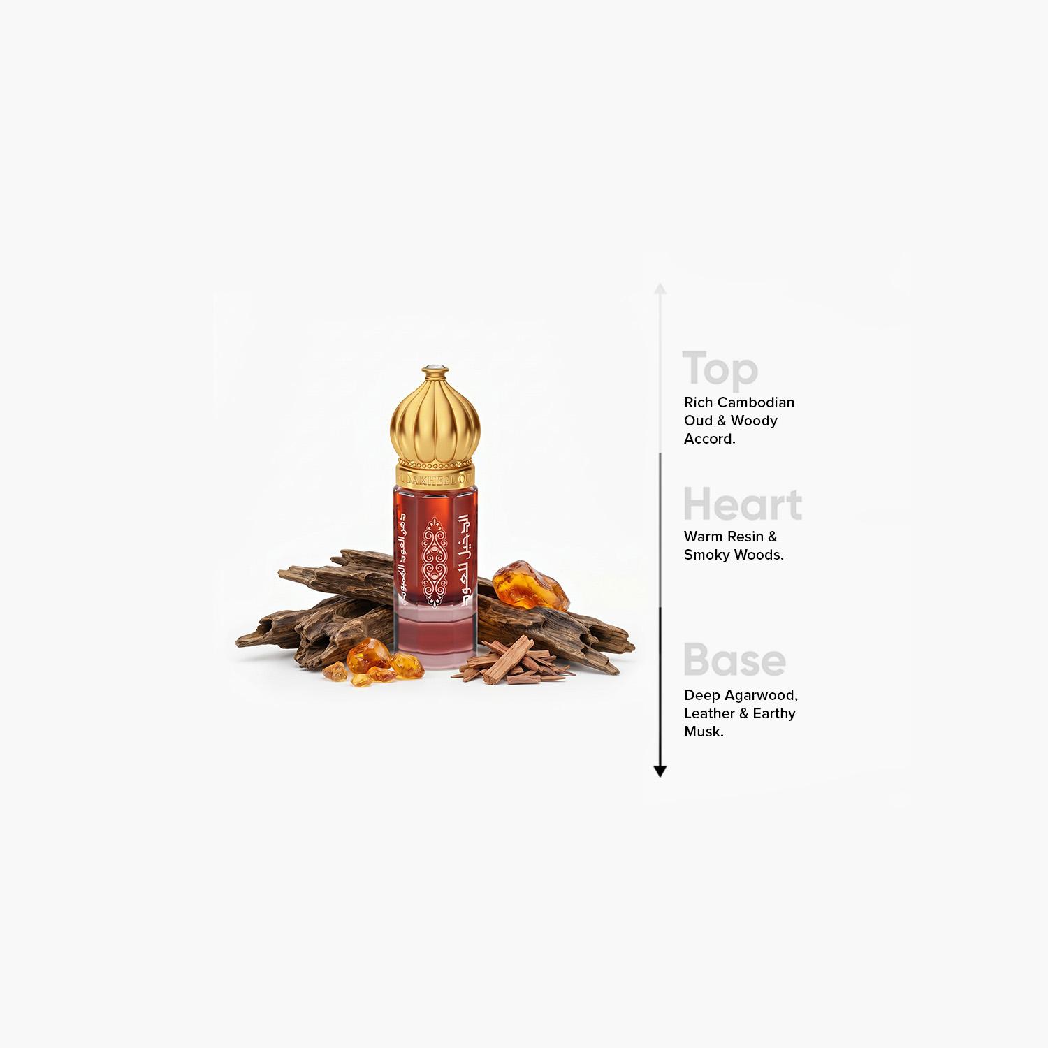 Al Dakheel Oud Kambodian Dehn Oud Perfume Oil - 3 ml-beautyandpersonalcare-fragrance-unisex-image-4