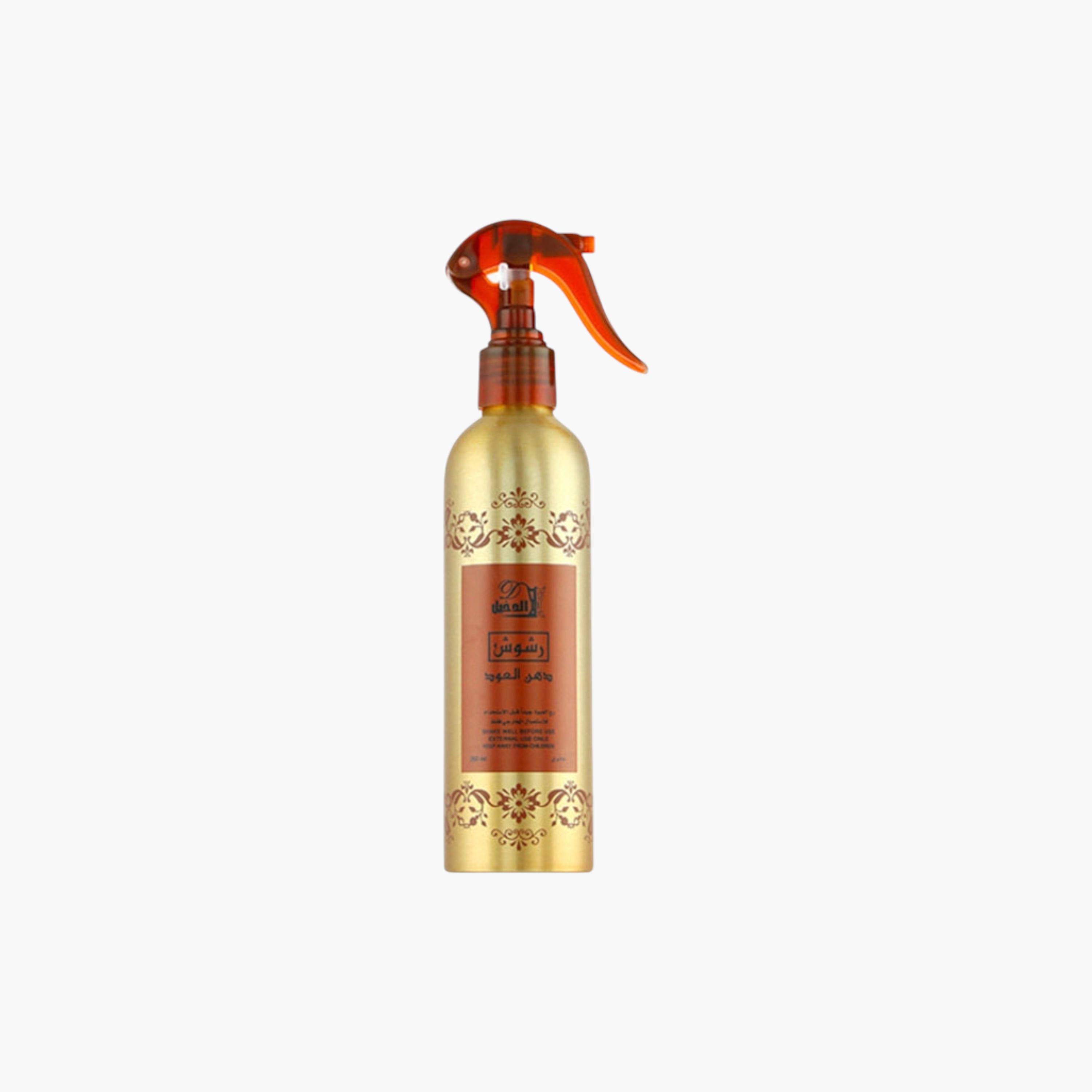 Al Dakheel Oud Rashoosh Dehn Al Oud Room Spray - 250 ml-household-homefragrance-homesprays-image-1