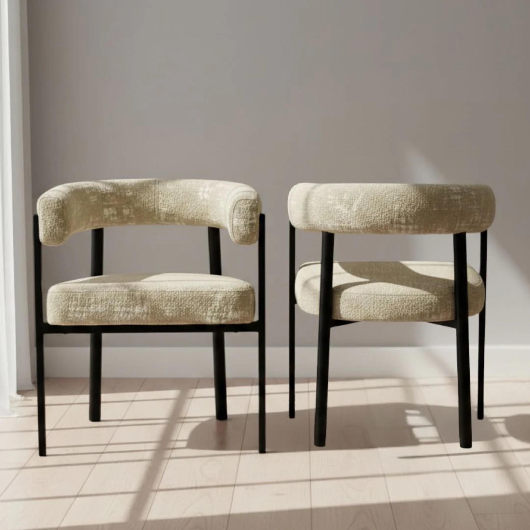 Kahlea Fabric Dining Chair - Set of 2