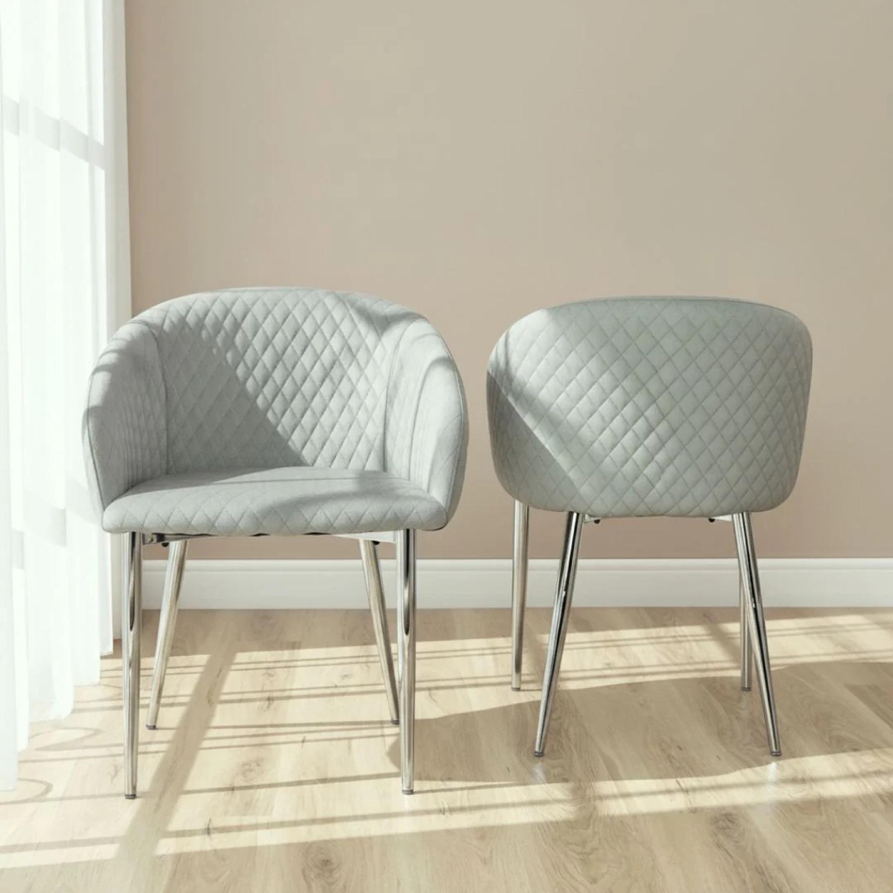Andrea Velvet Dining Chair - Set of 2
