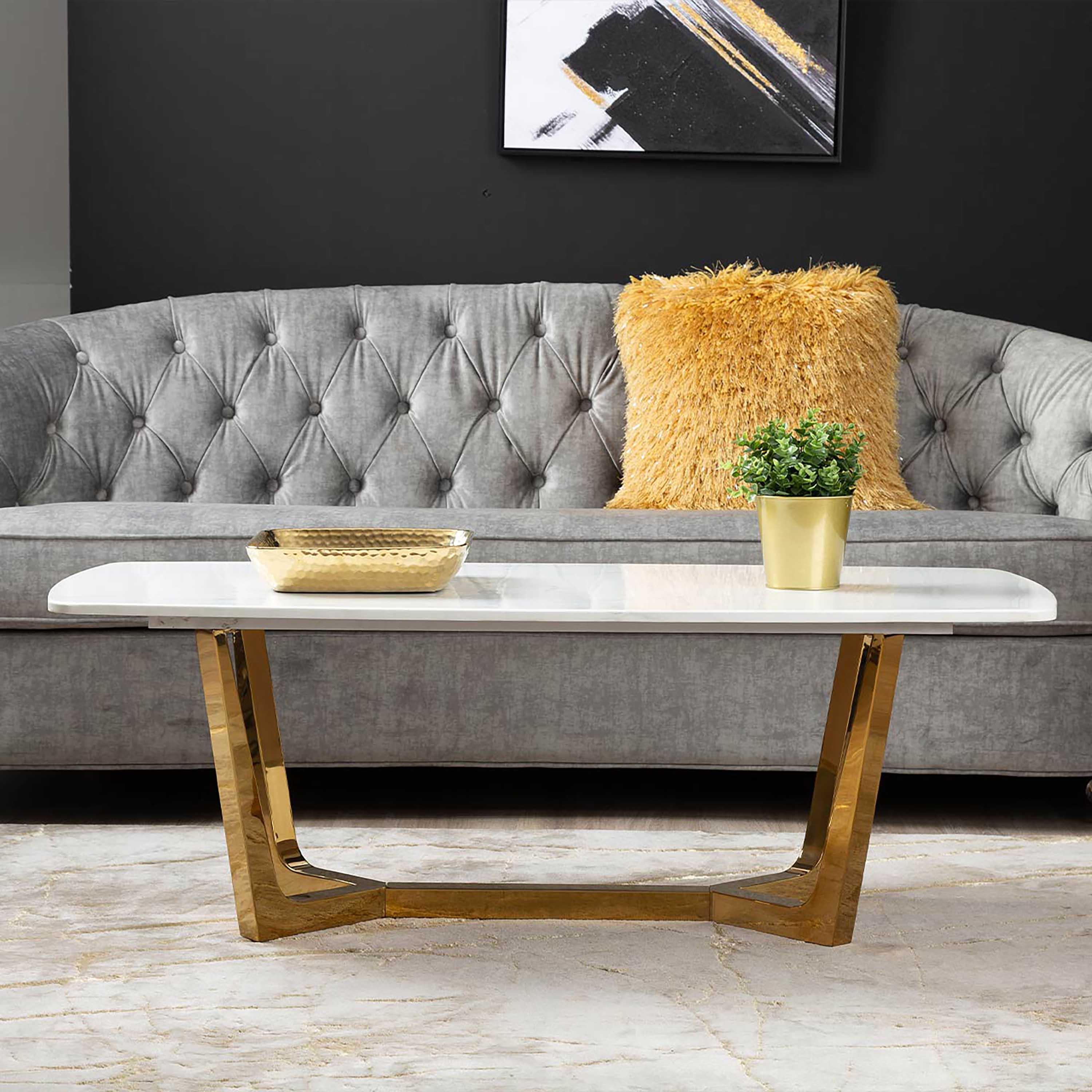 Capella Marble Top Coffee Table