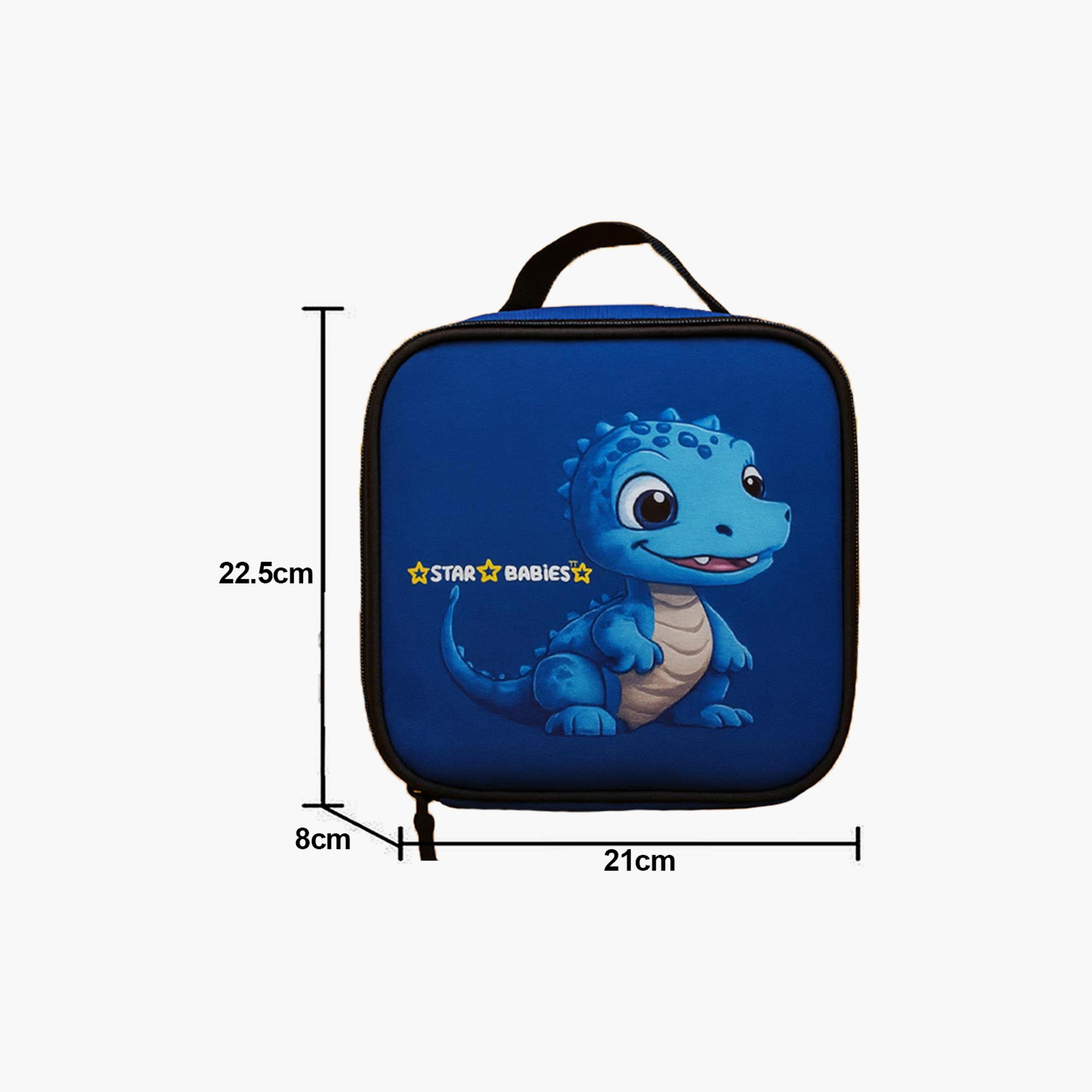 Star Babies Dino Print Lunch Bag & Lunch Box Set - 998ml-school-lunchessentials-sets-image-3