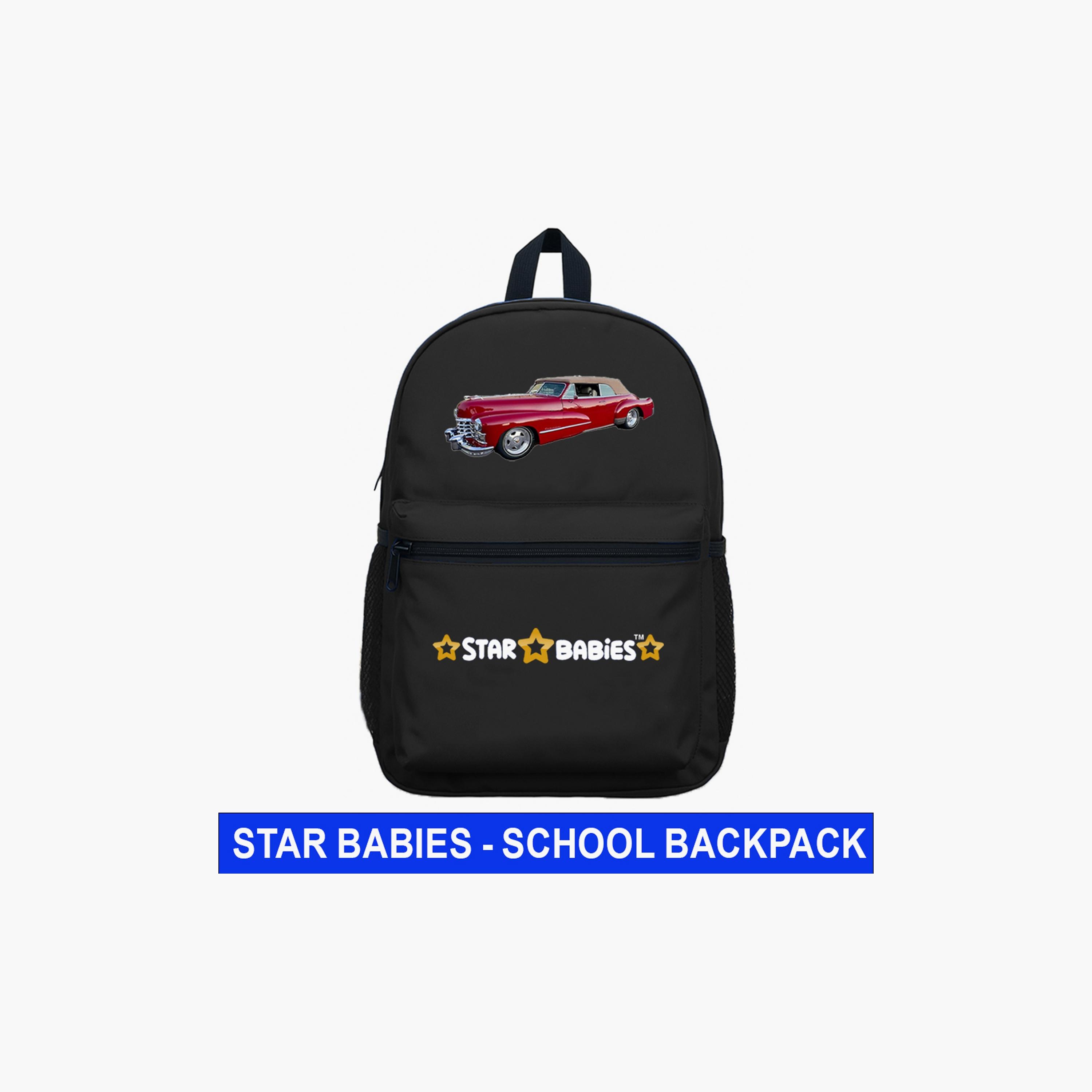 Star Babies Retro Car Print Backpack - 16inch-school-bagsandbackpacks-backpacks-image-2