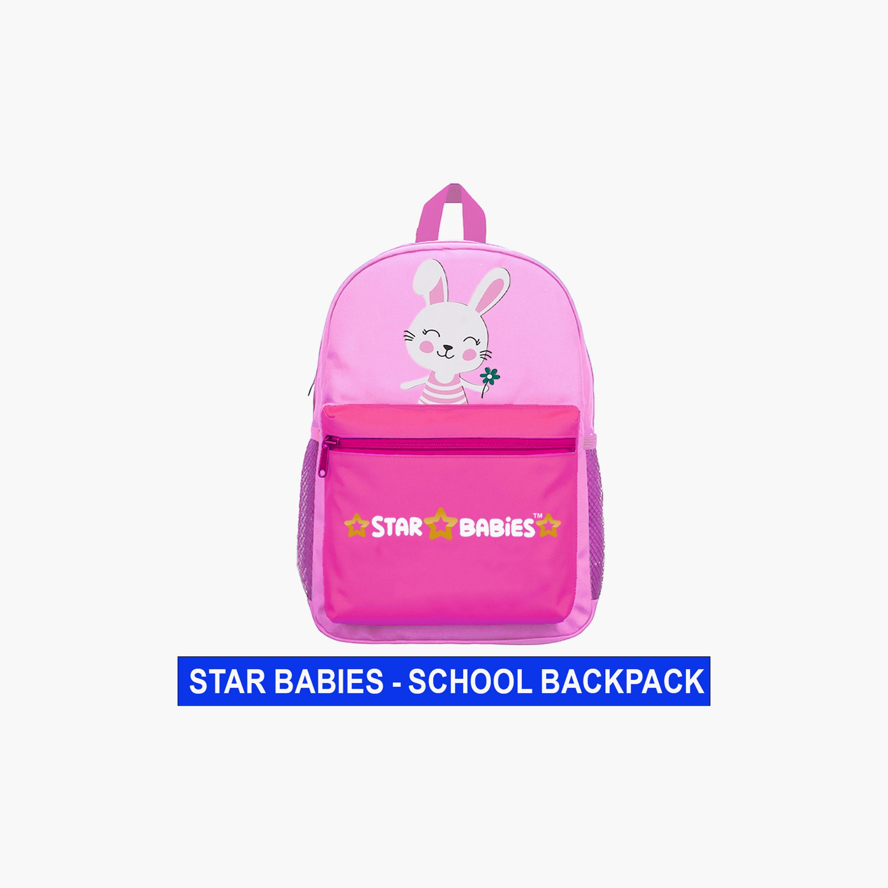 Star Babies Cute Rabbit Print Backpack - 16inch-school-bagsandbackpacks-backpacks-image-2