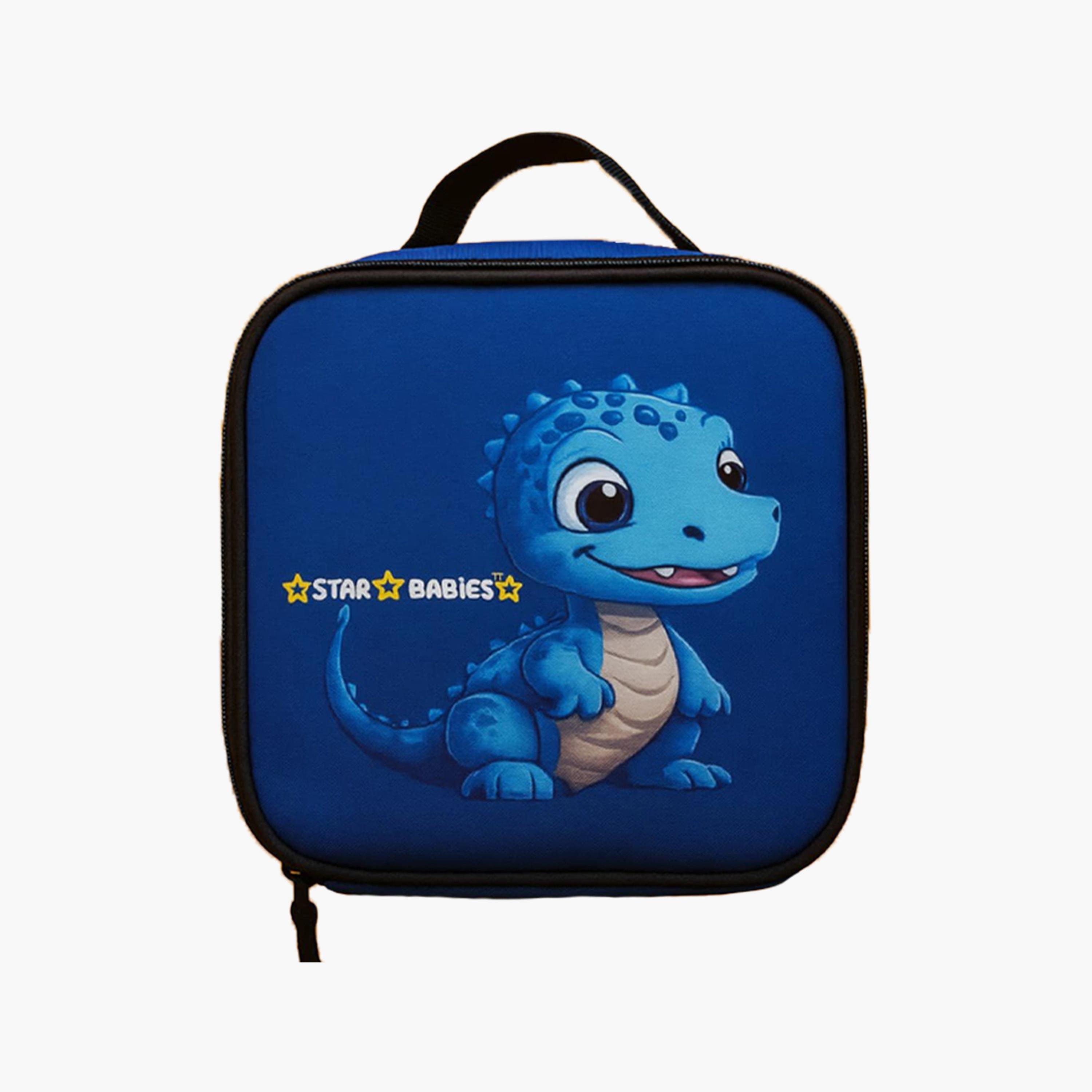 Star Babies Dino Print Lunch Bag-school-lunchessentials-lunchbags-image-1
