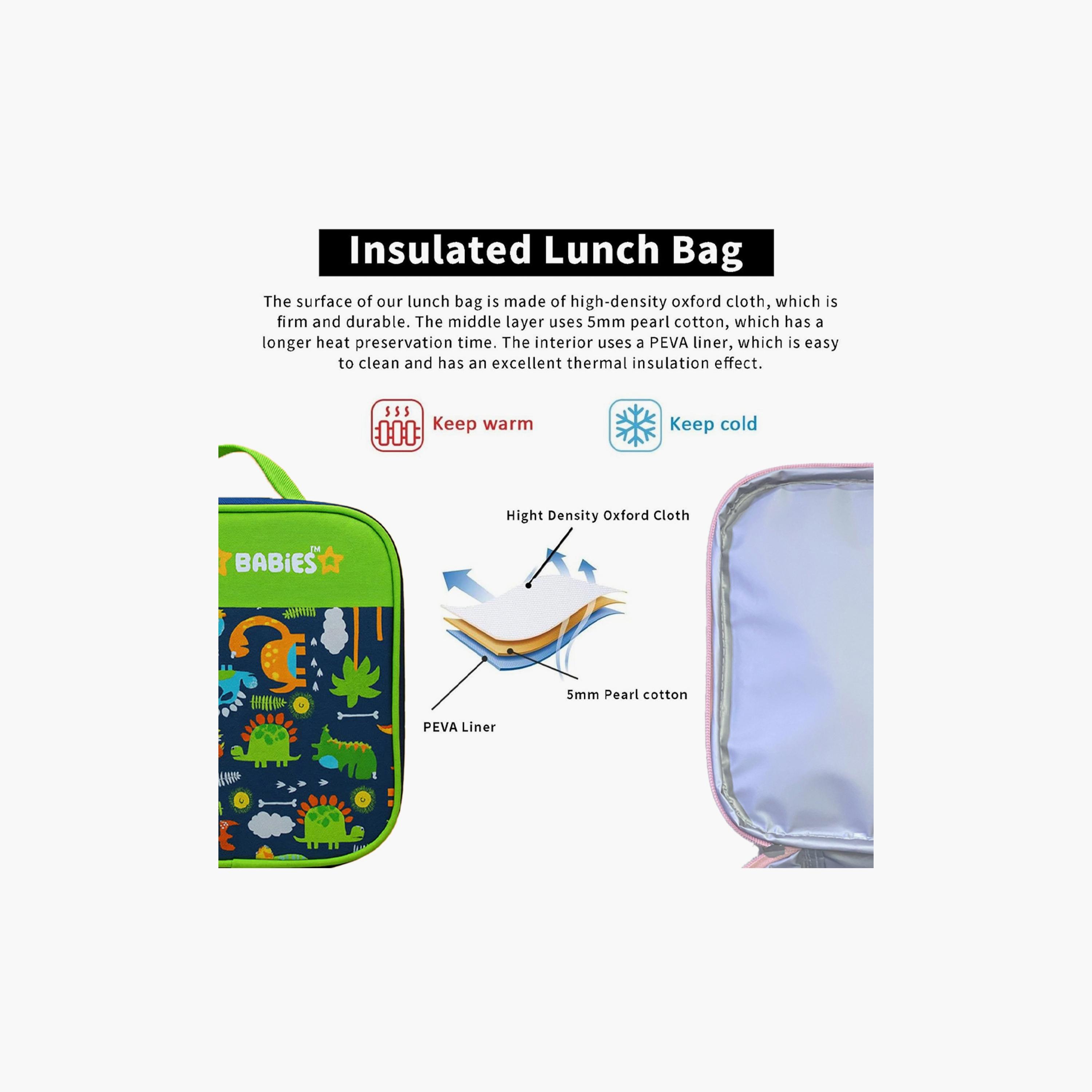 حقيبة غداء بطبعة الغابة من ستار بيبيز-school-lunchessentials-lunchbags-image-4