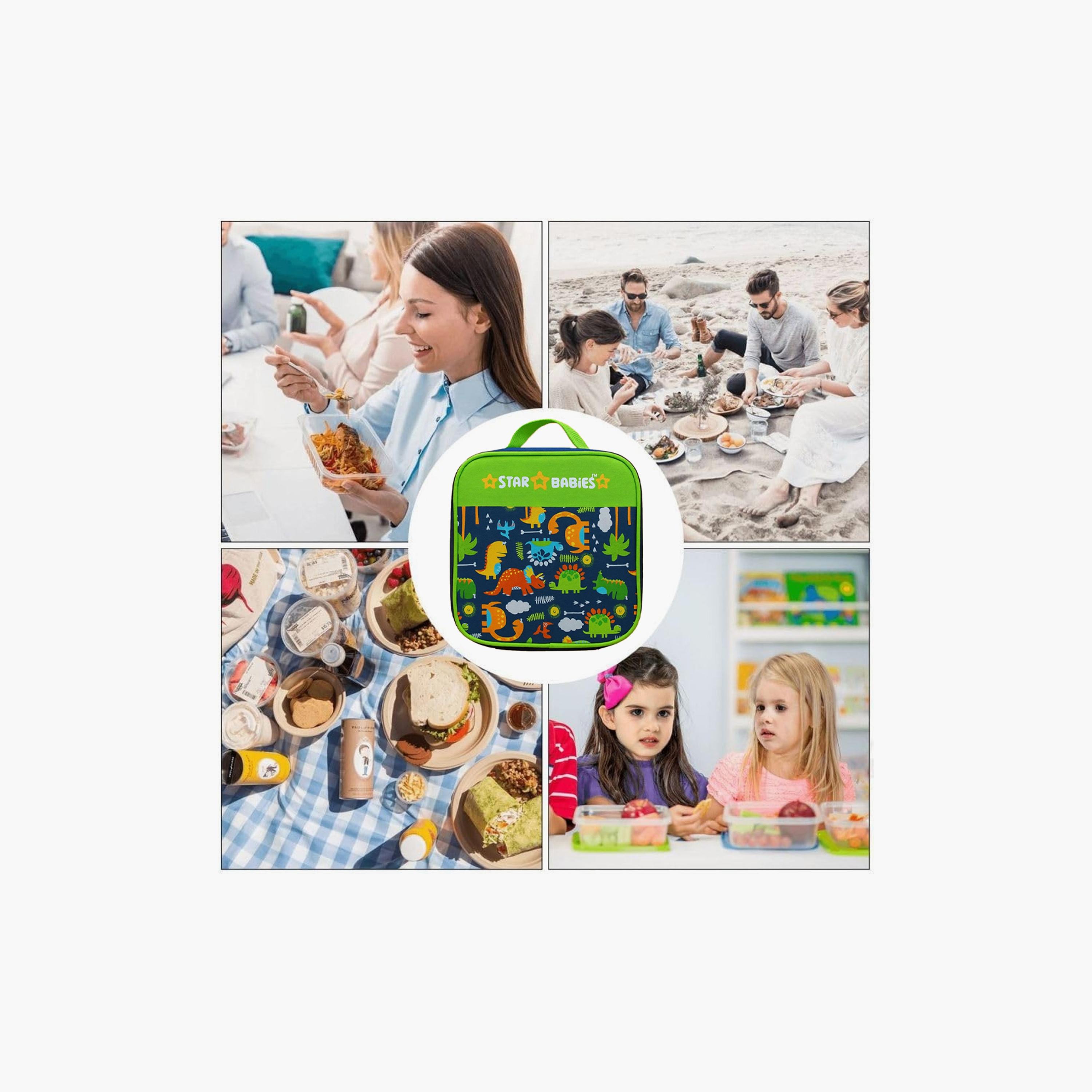 حقيبة غداء بطبعة الغابة من ستار بيبيز-school-lunchessentials-lunchbags-image-1
