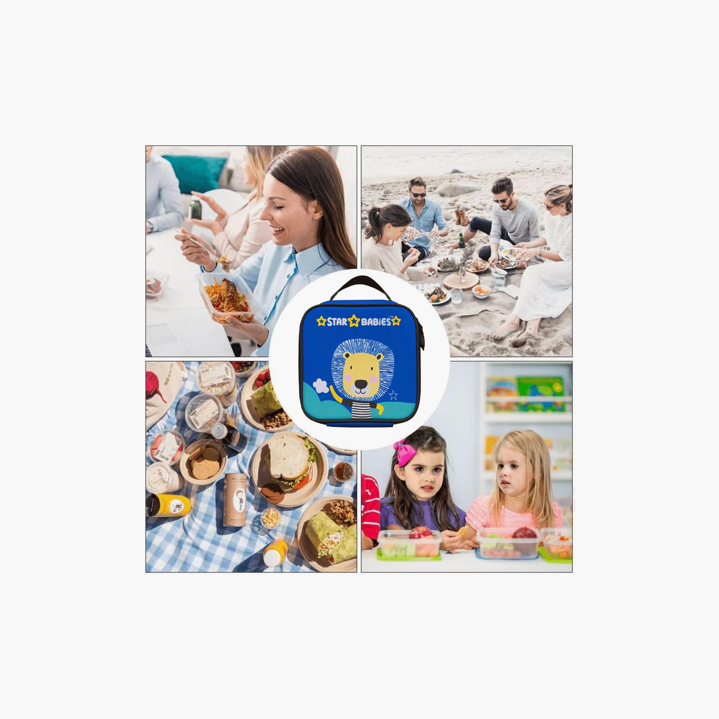حقيبة غداء بطبعة أسد شجاع من ستار بيبيز-school-lunchessentials-lunchbags-image-7