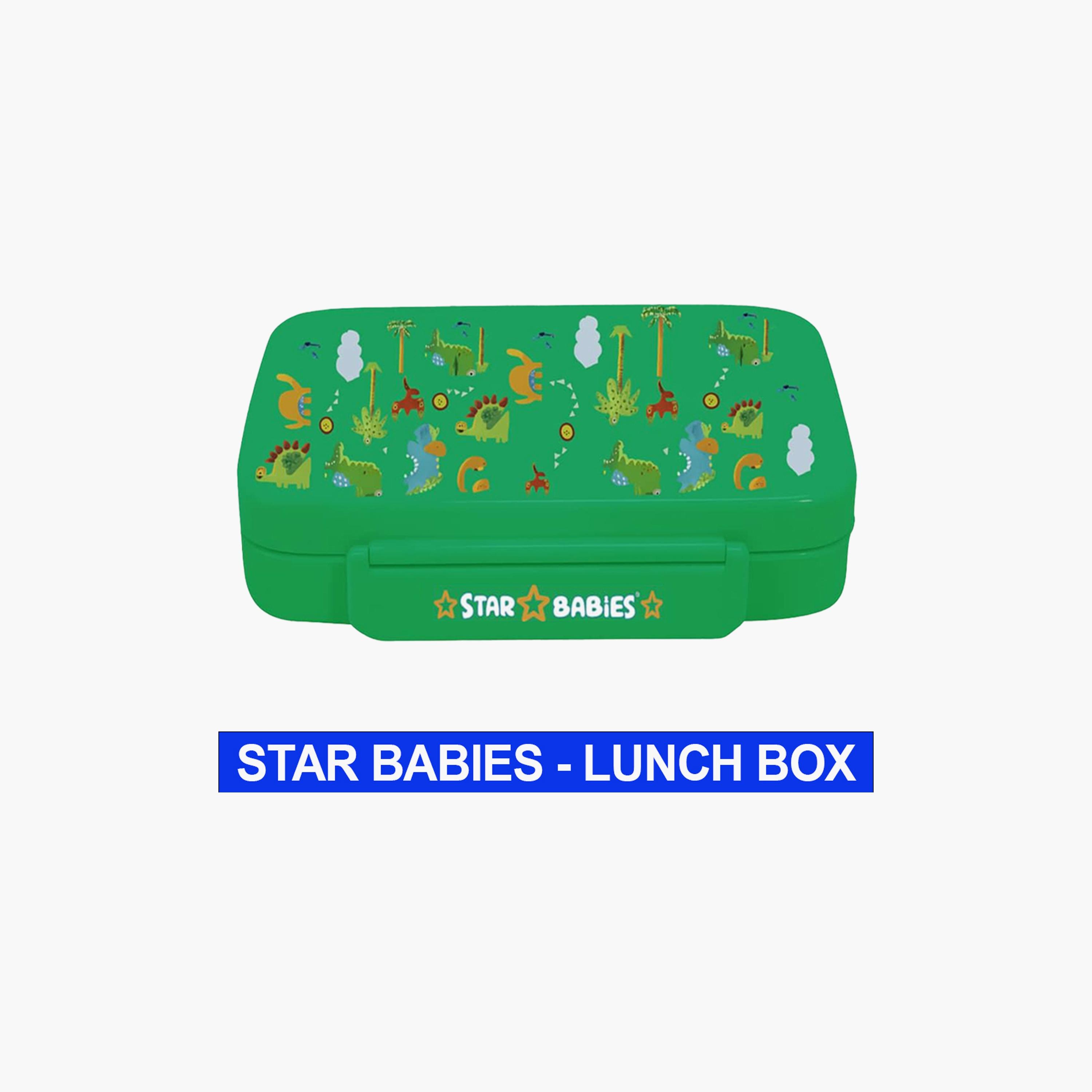 Star Babies Jungle Print Lunch Box with Spork - 998ml-school-lunchessentials-lunchboxes-image-2