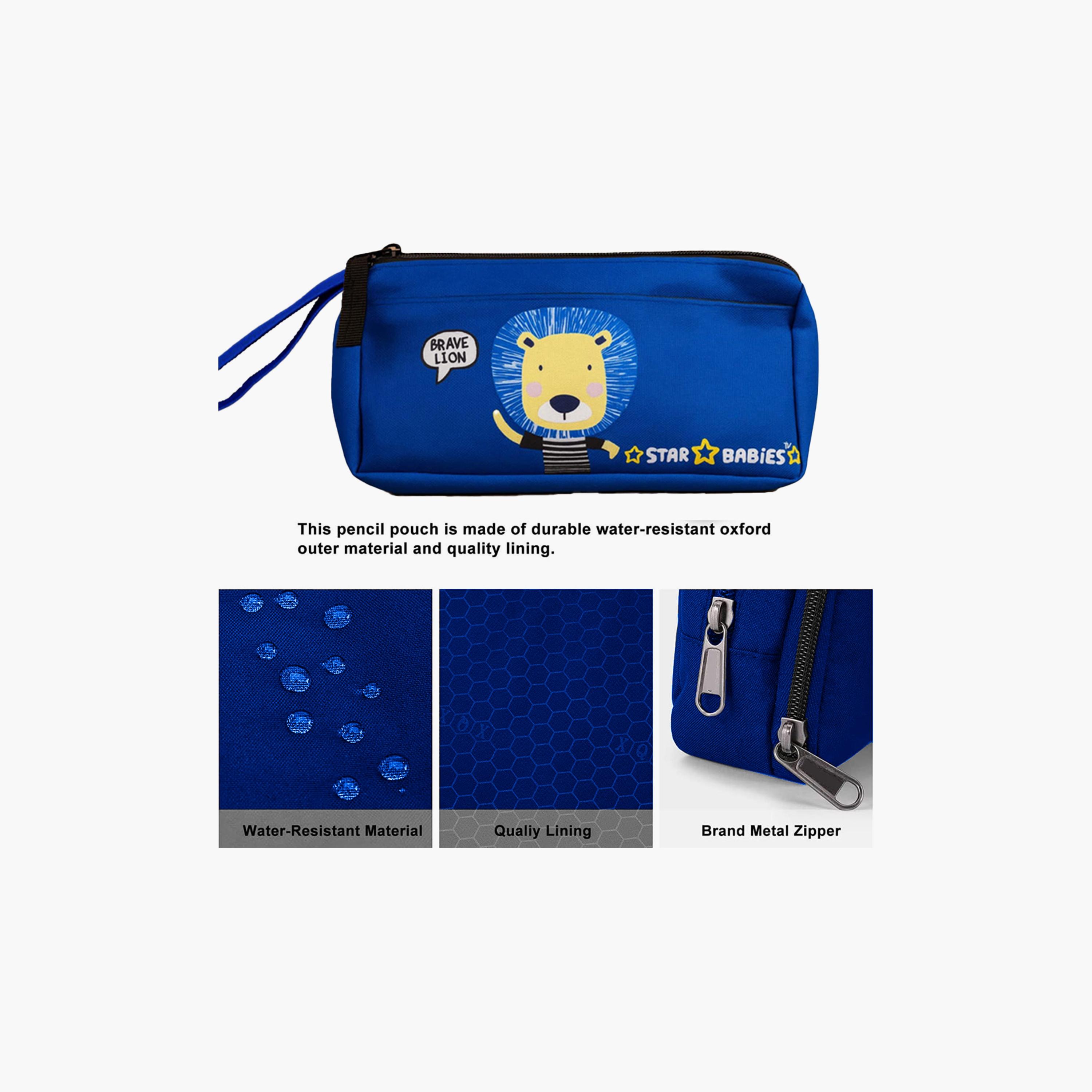 Star Babies Brave Lion Print Pencil Case-school-stationery-pencilcases-image-4