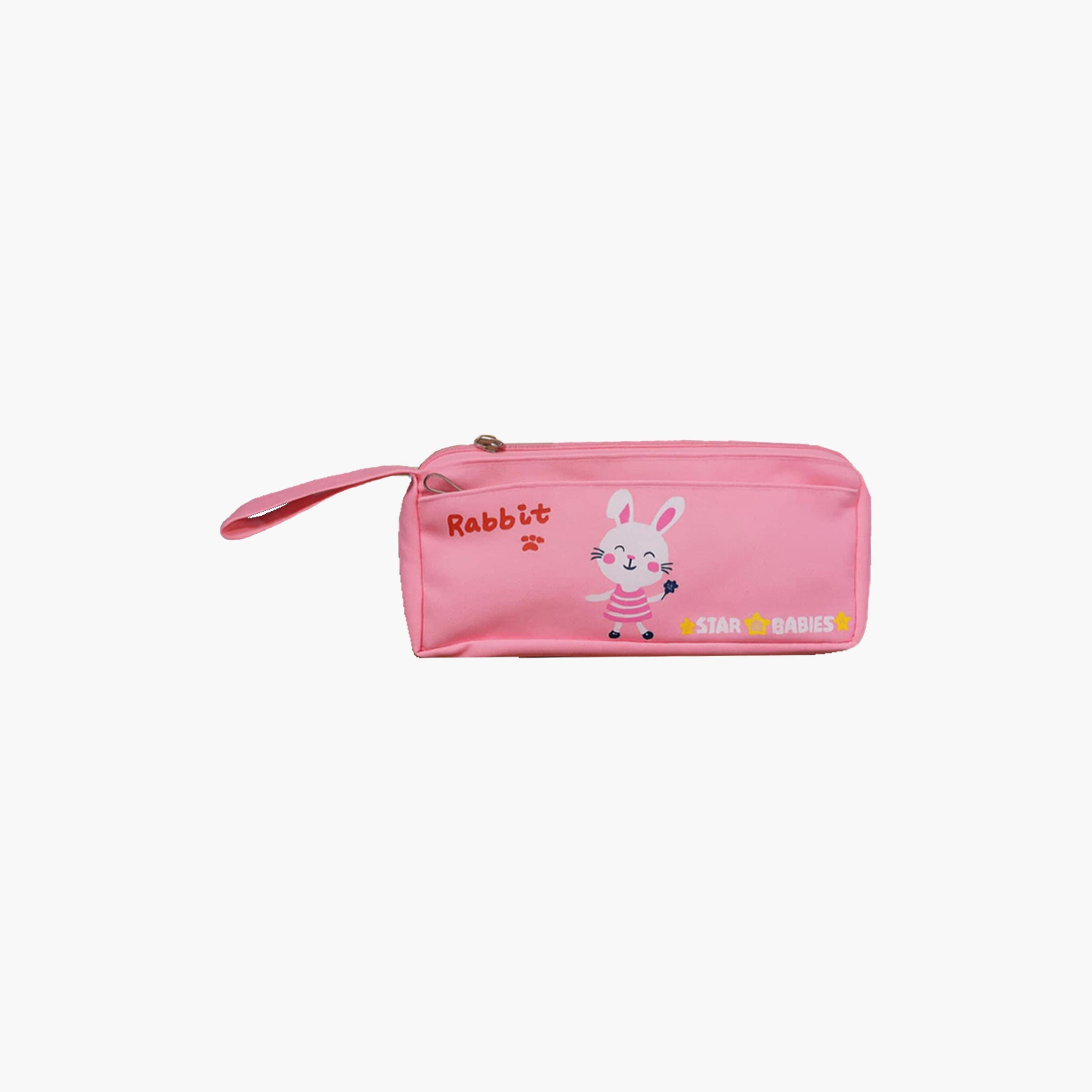 Star Babies Cute Rabbit Print Pencil Case-school-stationery-pencilcases-image-1