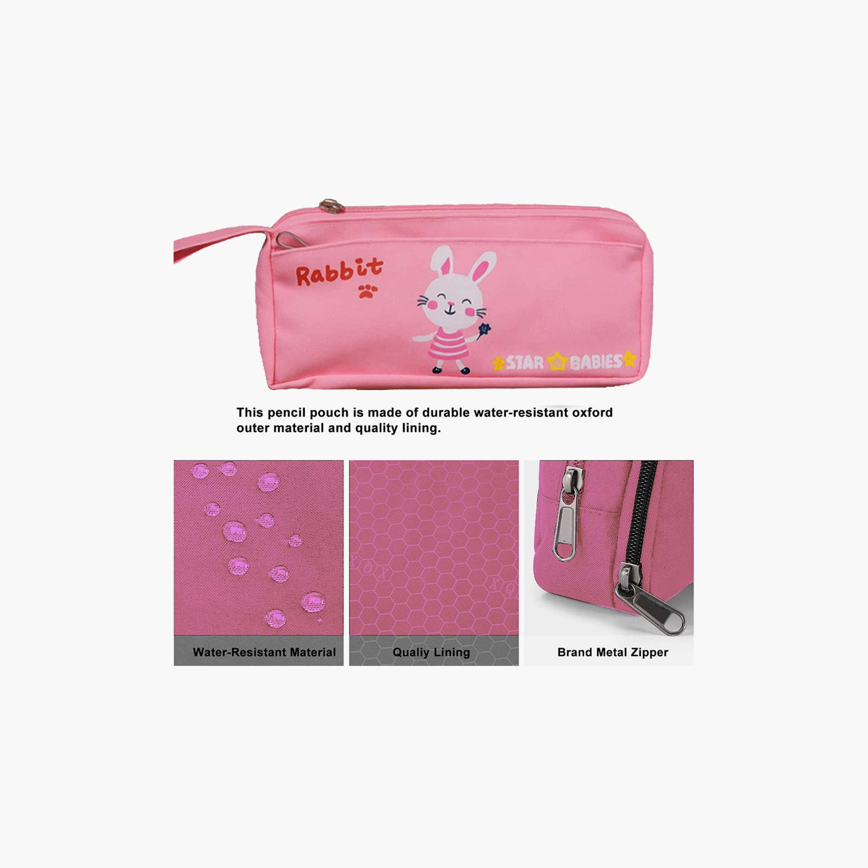 Star Babies Cute Rabbit Print Pencil Case-school-stationery-pencilcases-image-4