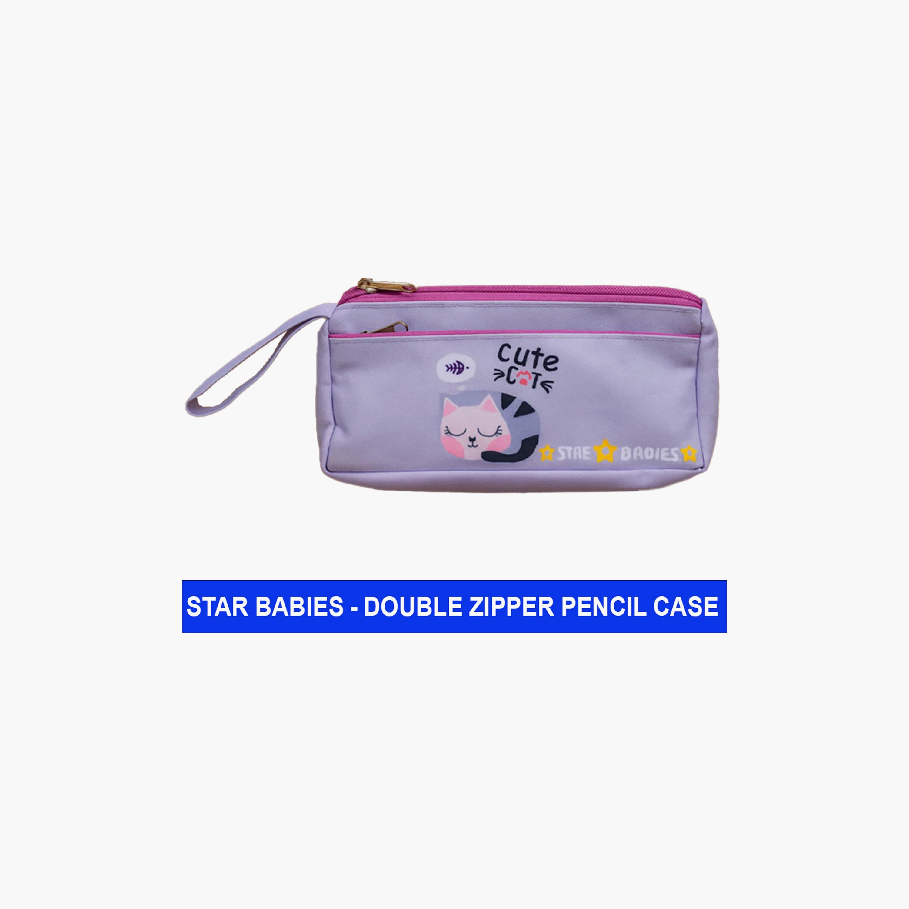 Star Babies Cute Cat Print Pencil Case-school-stationery-pencilcases-image-2