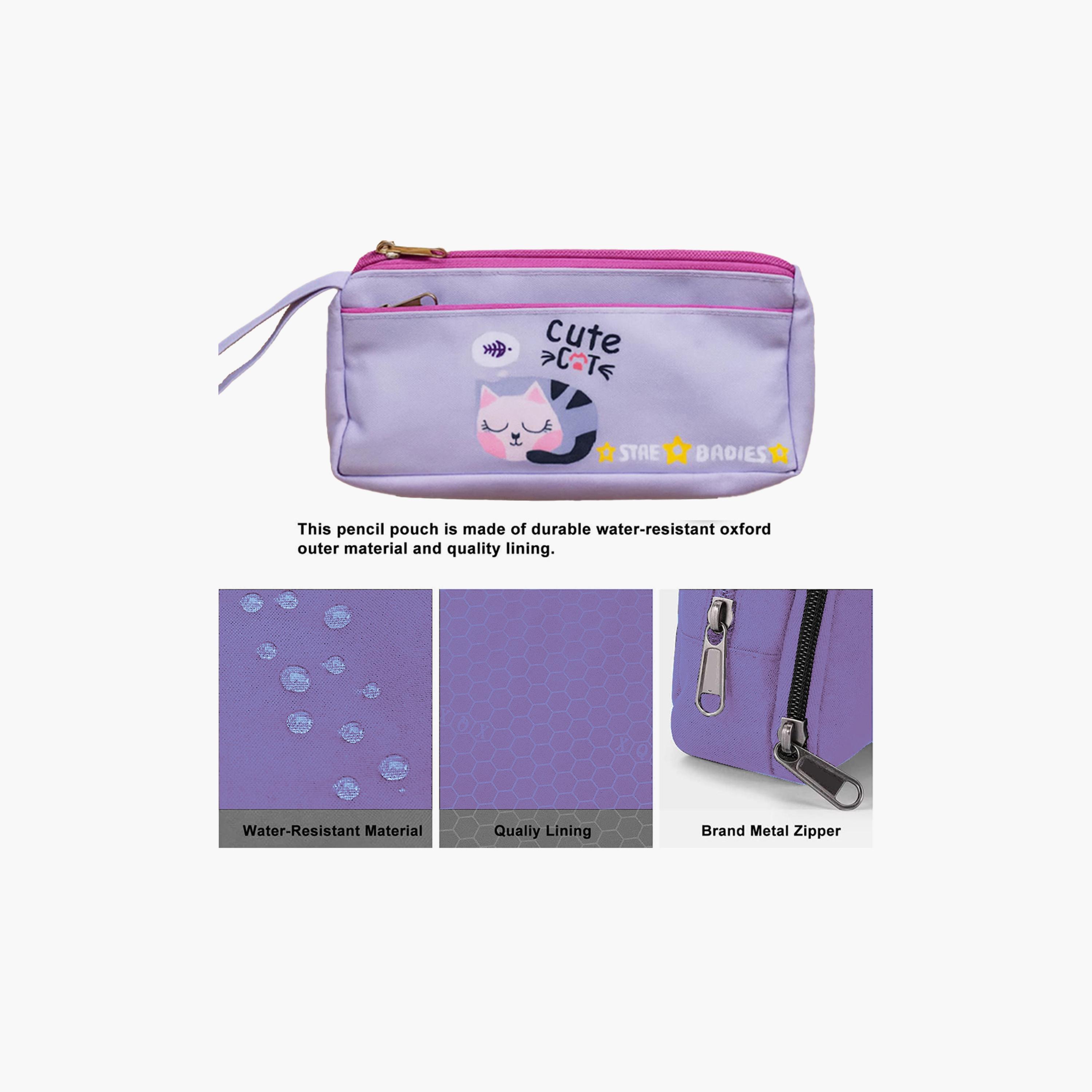 Star Babies Cute Cat Print Pencil Case-school-stationery-pencilcases-image-4