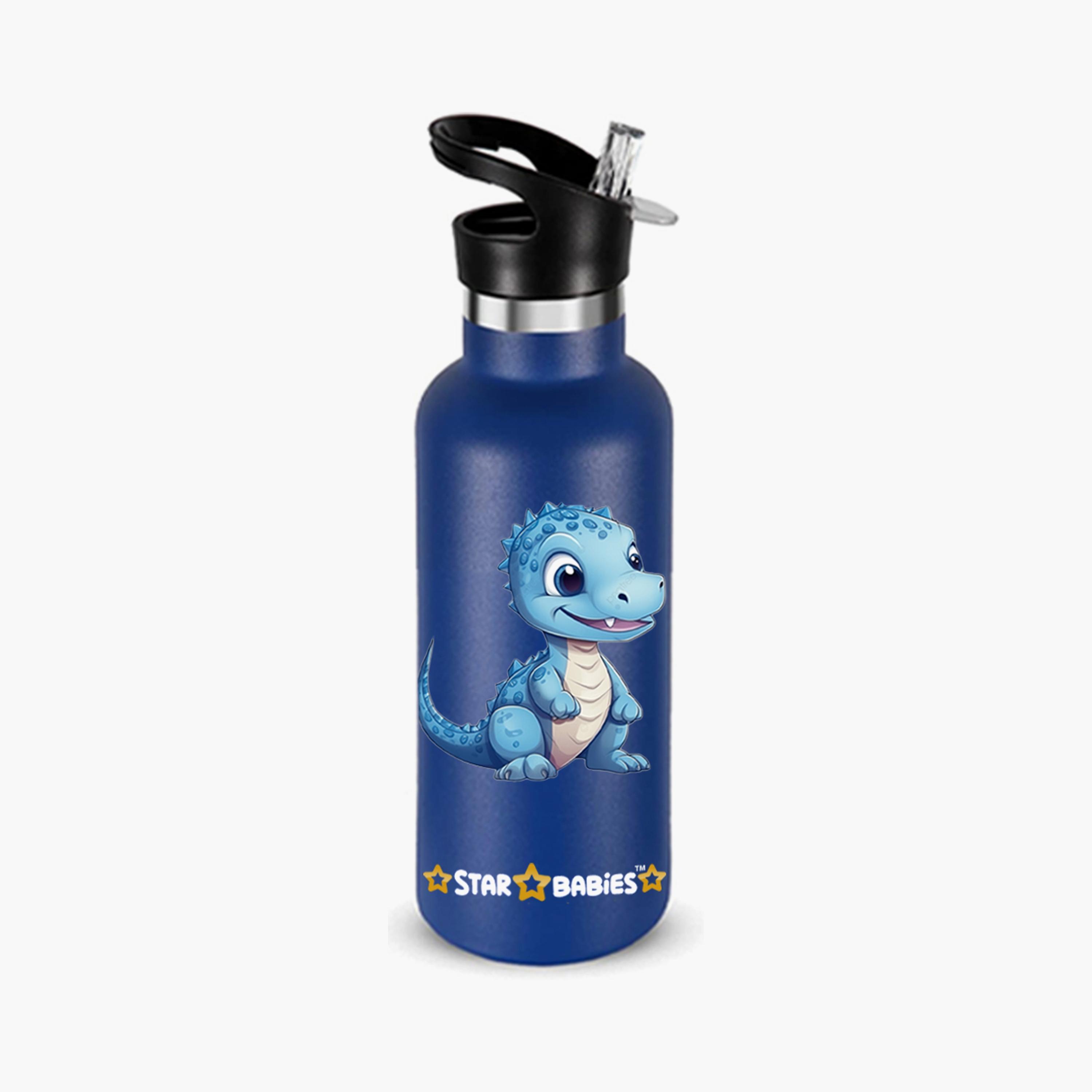 Star Babies Dino Print Water Bottle - 500ml-school-waterbottles-image-1