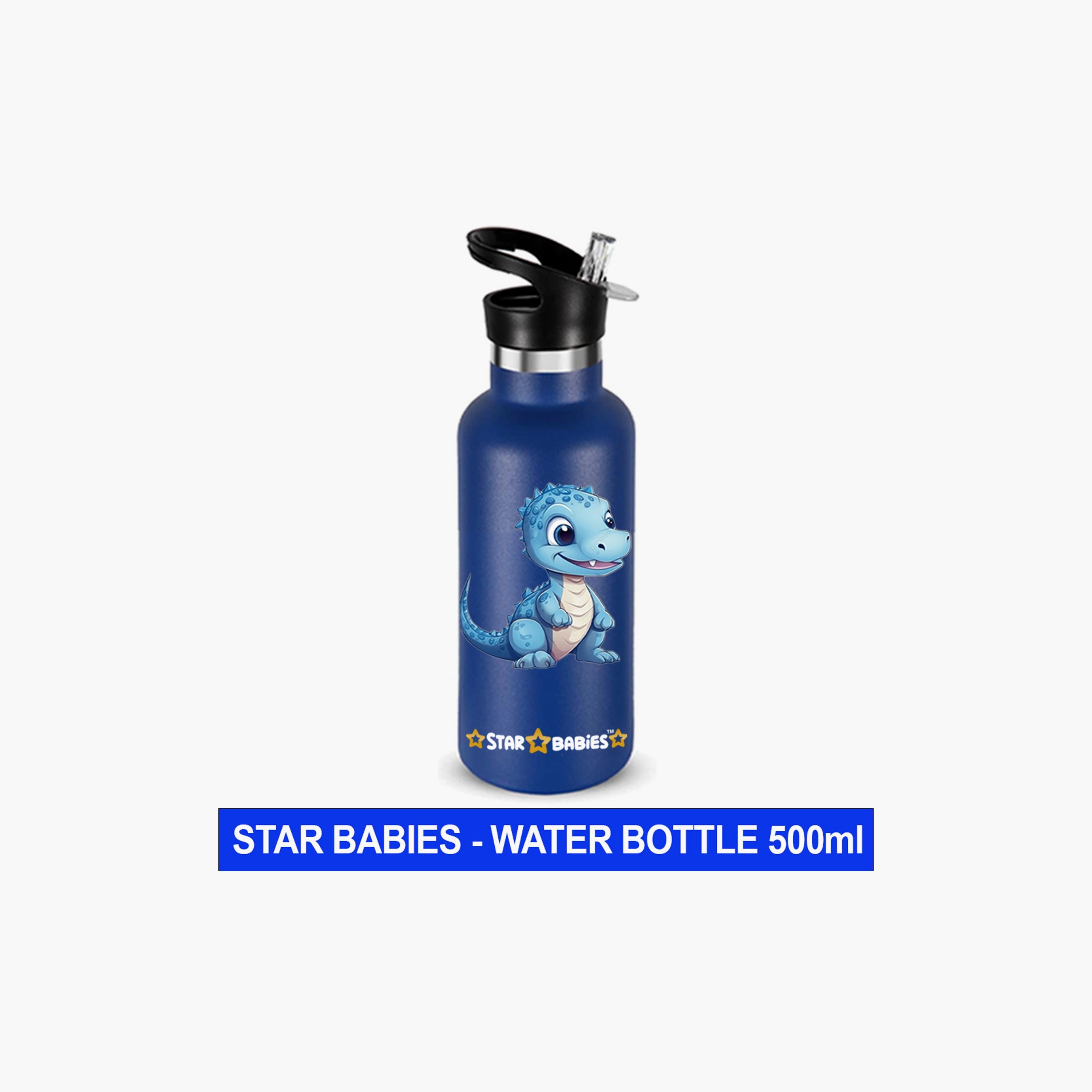 Star Babies Dino Print Water Bottle - 500ml-school-waterbottles-image-2